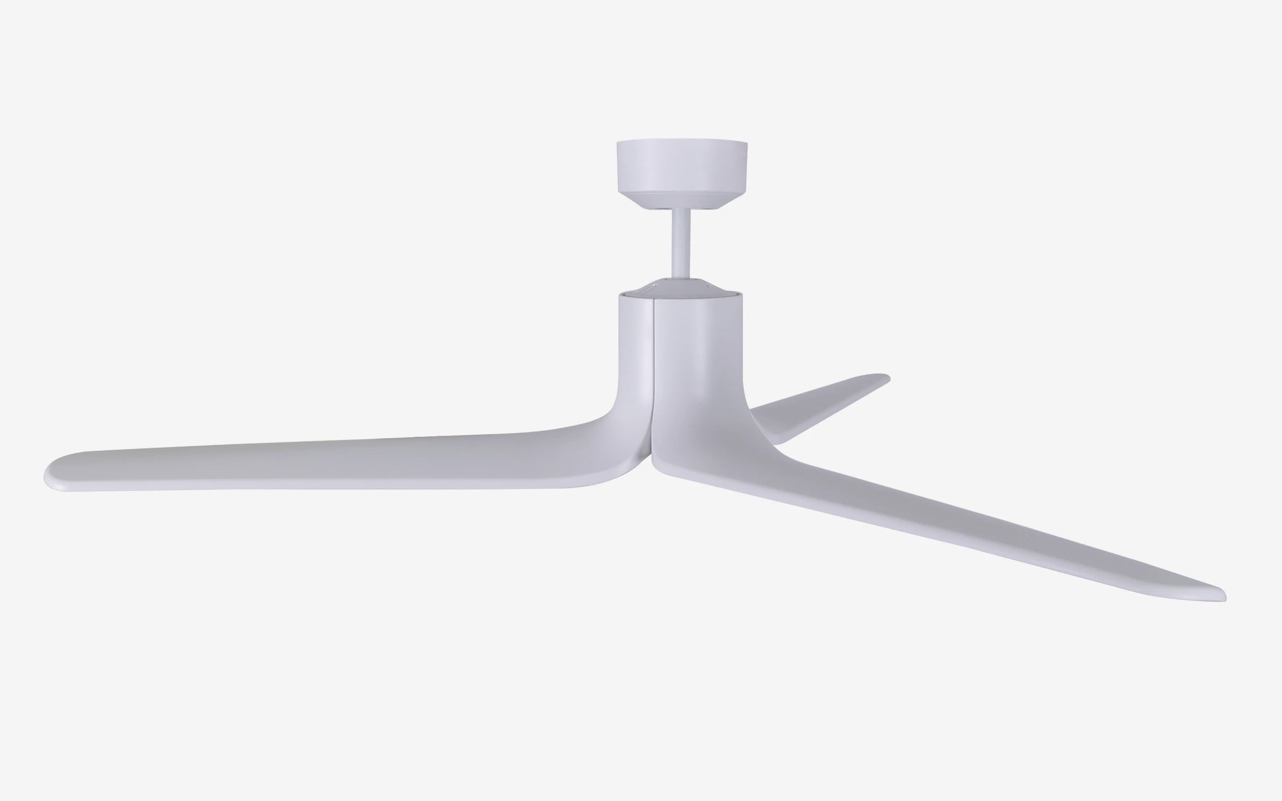 Lotus Ceiling Fan - #Body Color_White|Blade Color_Teak|Blade Size_56"
