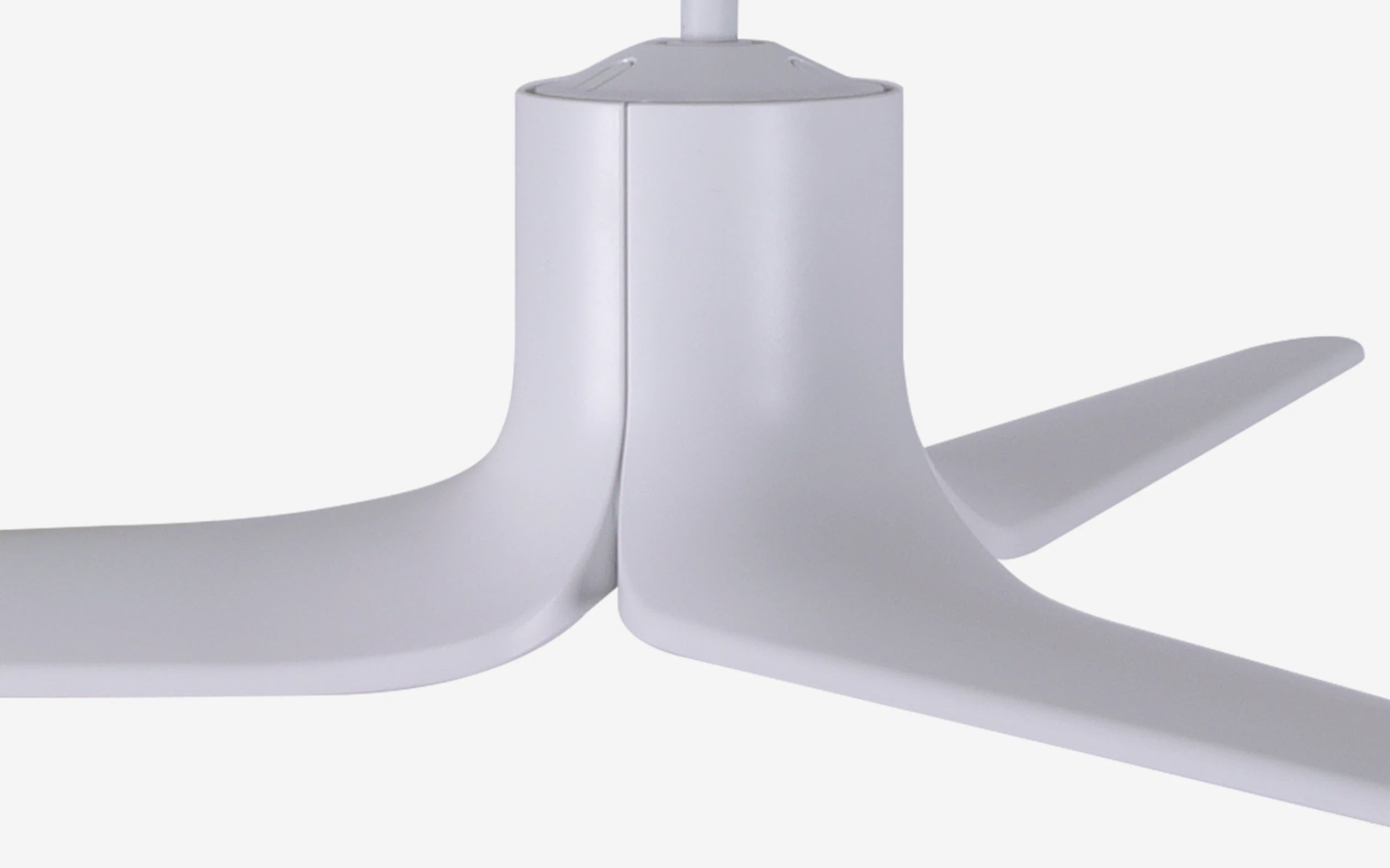 Lotus LED Ceiling Fan - #Body Color_White|Blade Color_Teak|Blade Size_56"