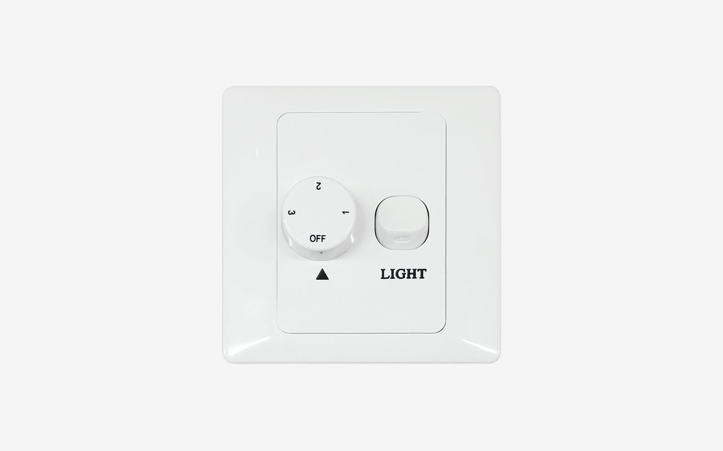 Ceiling Fan 3-Speed wall control with Light Switch