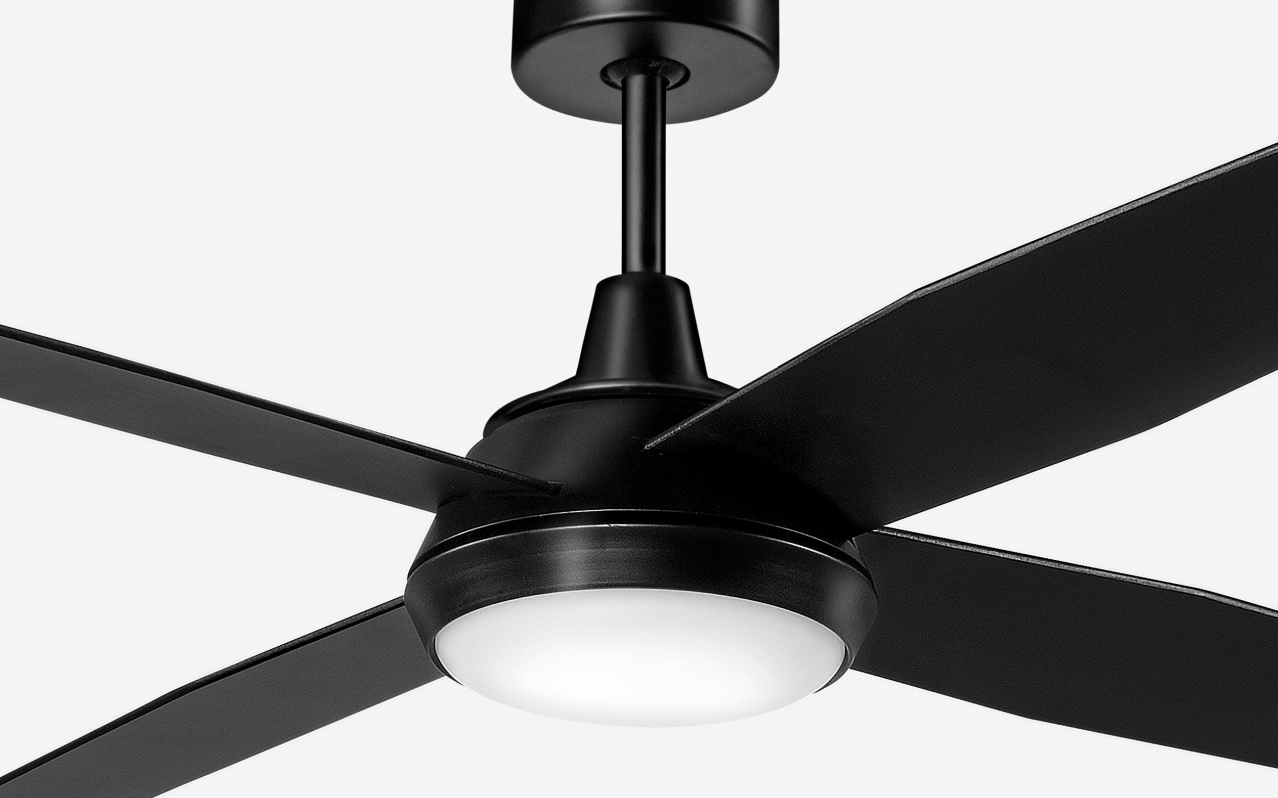 Marble Ceiling Fan - #Body Color_Black|Blade Color_Black|Blade Size_48"