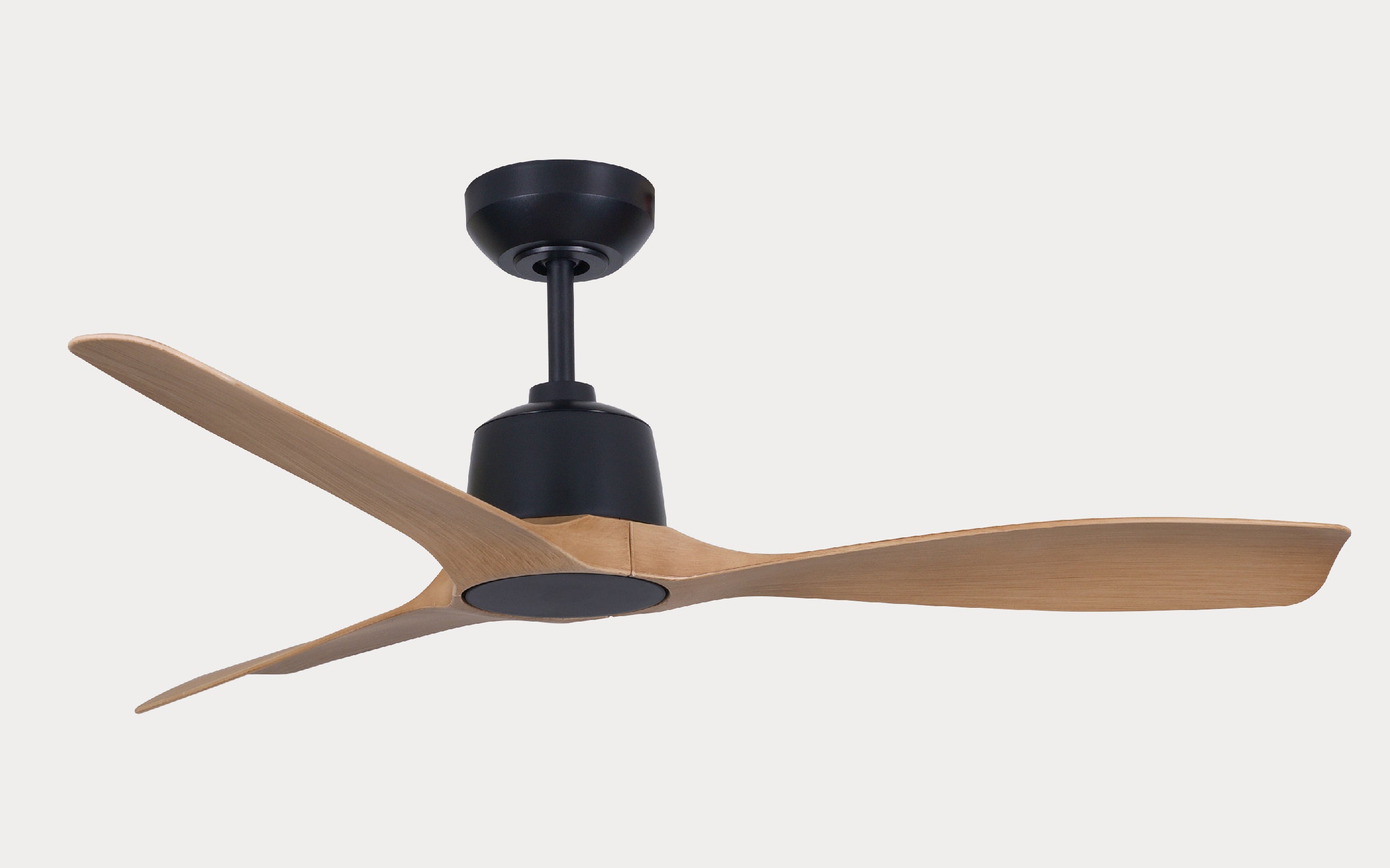 Pixel Ceiling Fan - #Body Color_Black|Blade Color_Teak