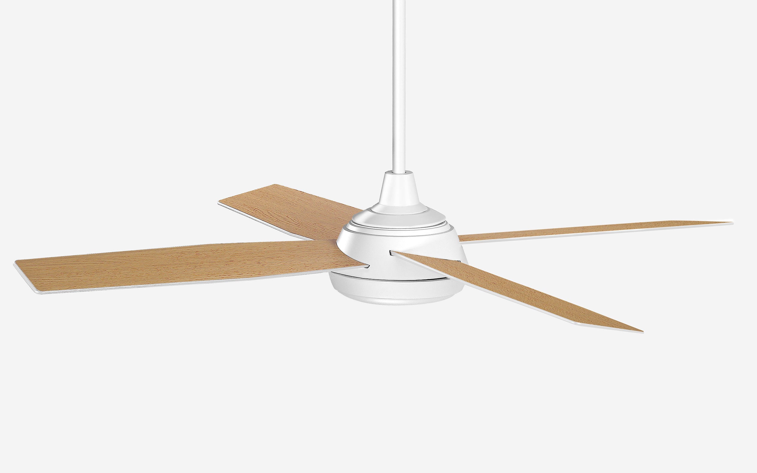 Marble Ceiling Fan - #Body Color_White|Blade Color_Teak|Blade Size_42"