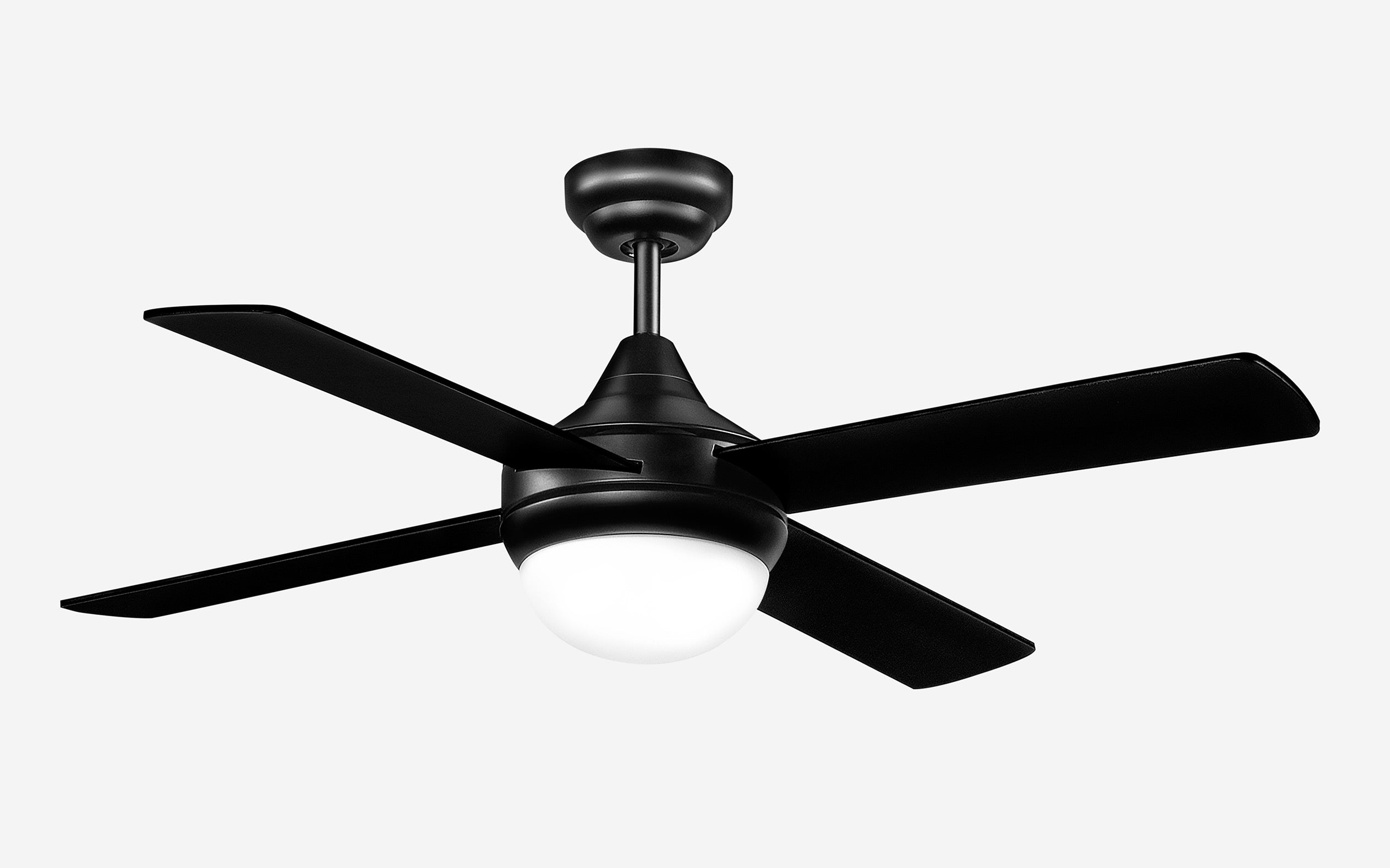 Swing Ceiling Fan - #Body Color_Black|Blade Color_Black|Blade Size_42"