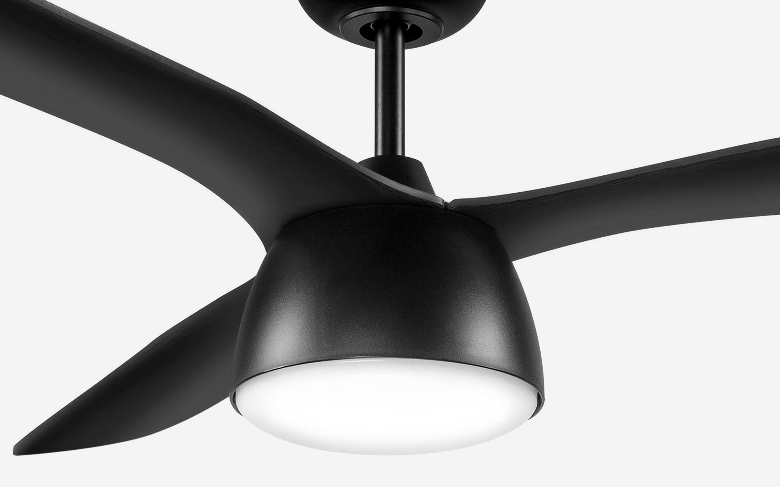 Pabbel Storm Ceiling Fan - #Body Color_Black|Blade Color_Black|Blade Size_48"