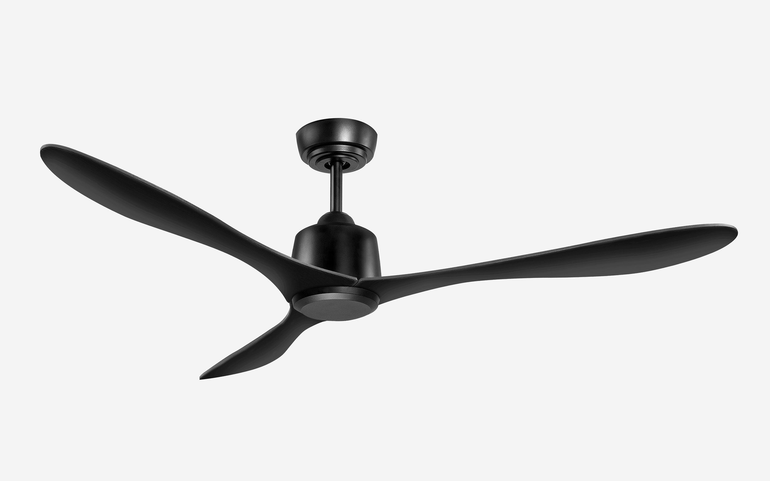 Diamond Storm Ceiling Fan - #Body Color_Black|Blade Color_Black|Blade Size_56"