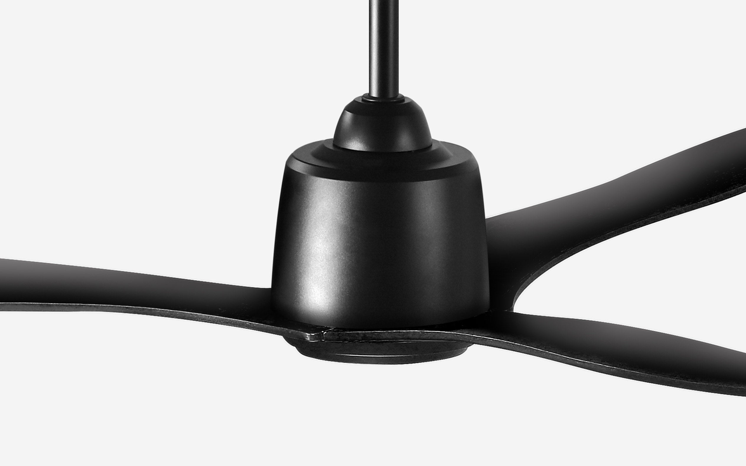 Diamond Storm Ceiling Fan - #Body Color_Black|Blade Color_Black|Blade Size_56"