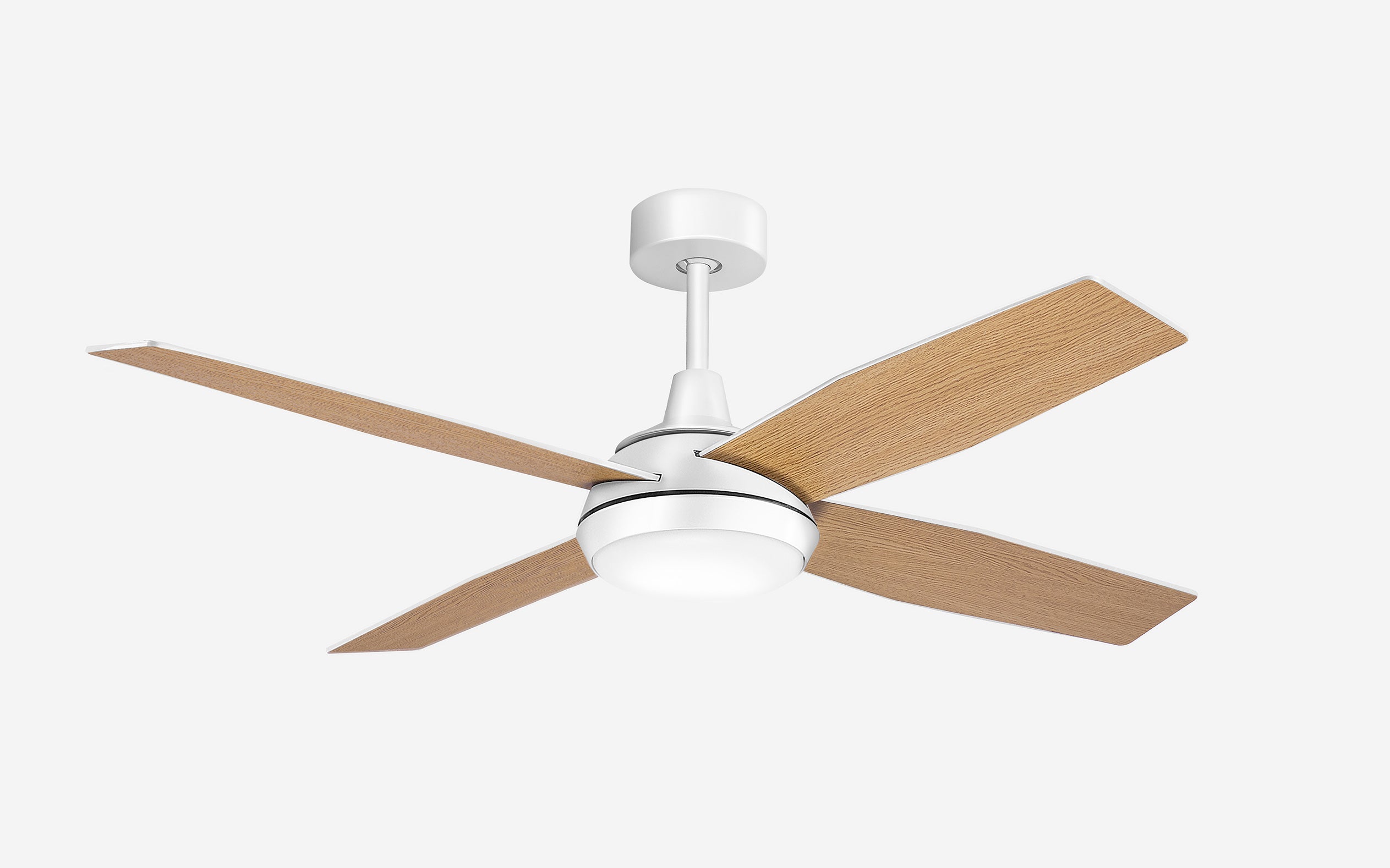 Marble Ceiling Fan - #Body Color_White|Blade Color_Teak|Blade Size_48"