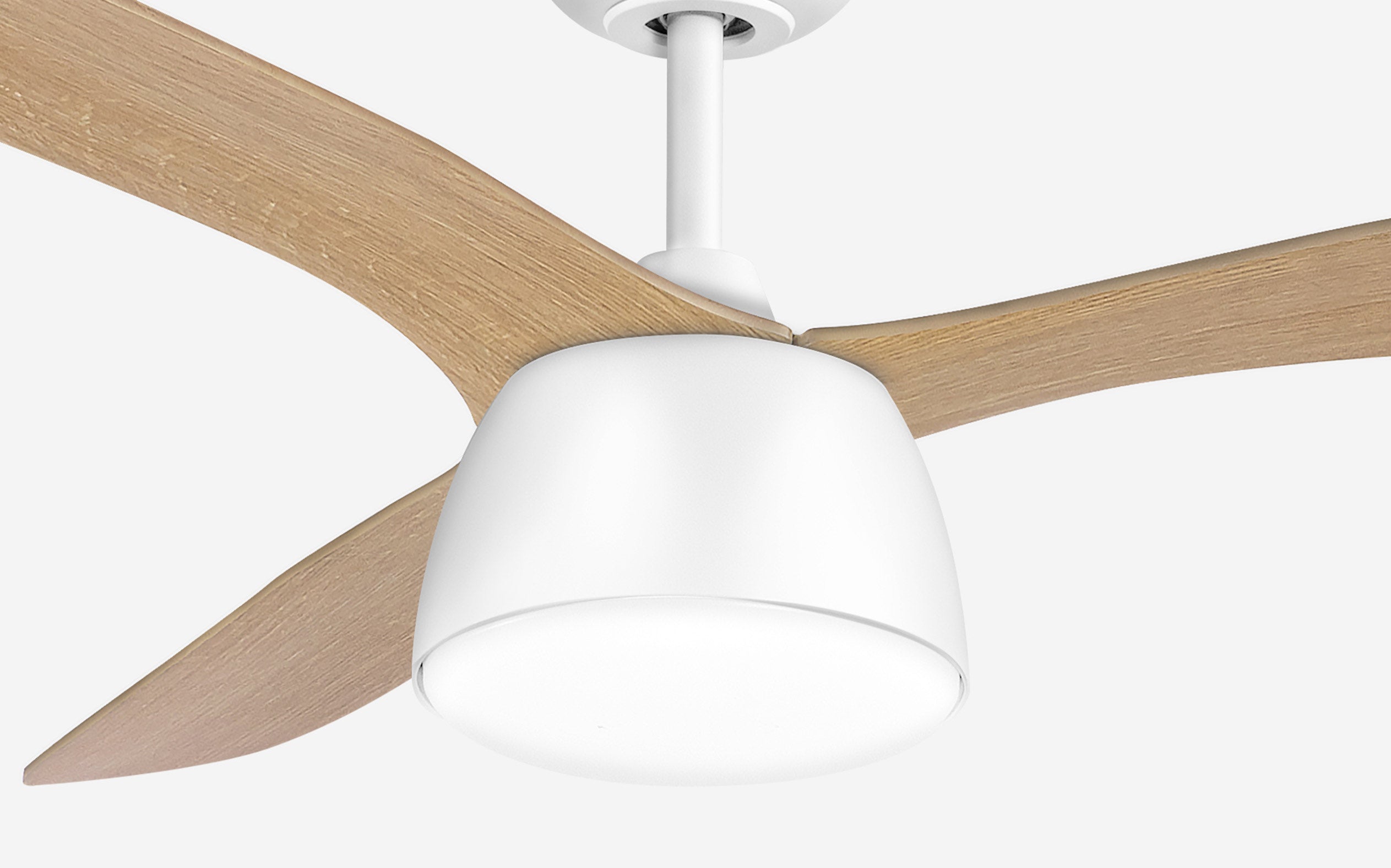 Pabbel Storm Ceiling Fan - #Body Color_White|Blade Color_Teak|Blade Size_42"