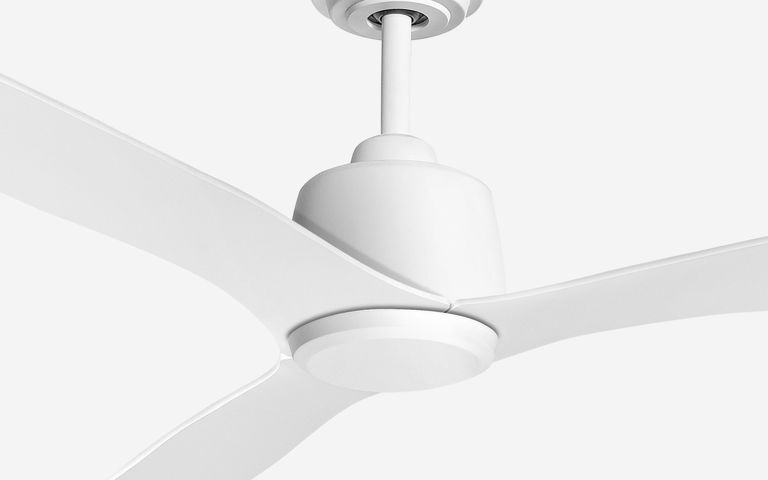 Diamond Storm Ceiling Fan - #Body Color_White|Blade Color_White|Blade Size_48"