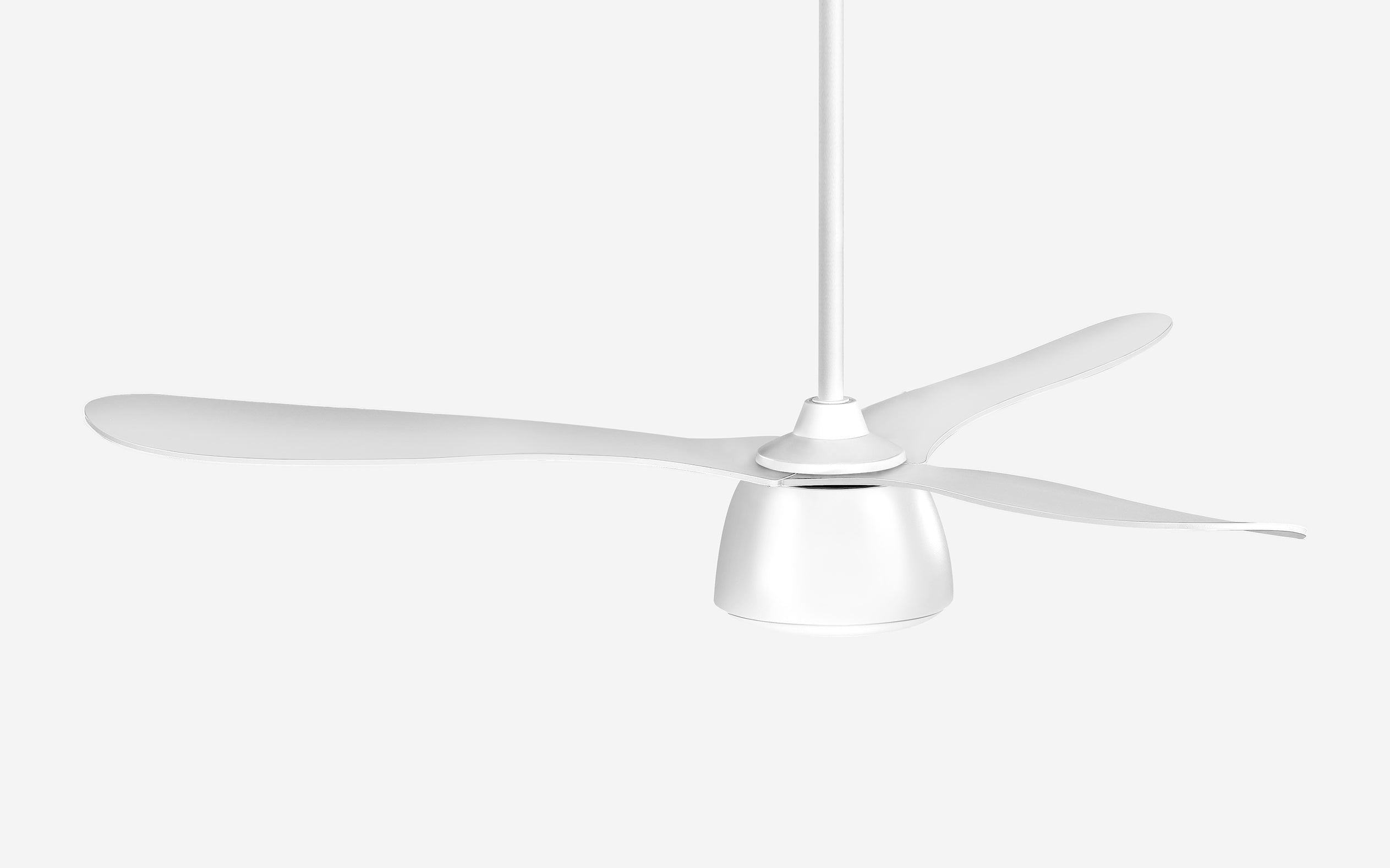 Pebbel Storm Ceiling Fan - #Body Color_White|Blade Color_White|Blade Size_56"