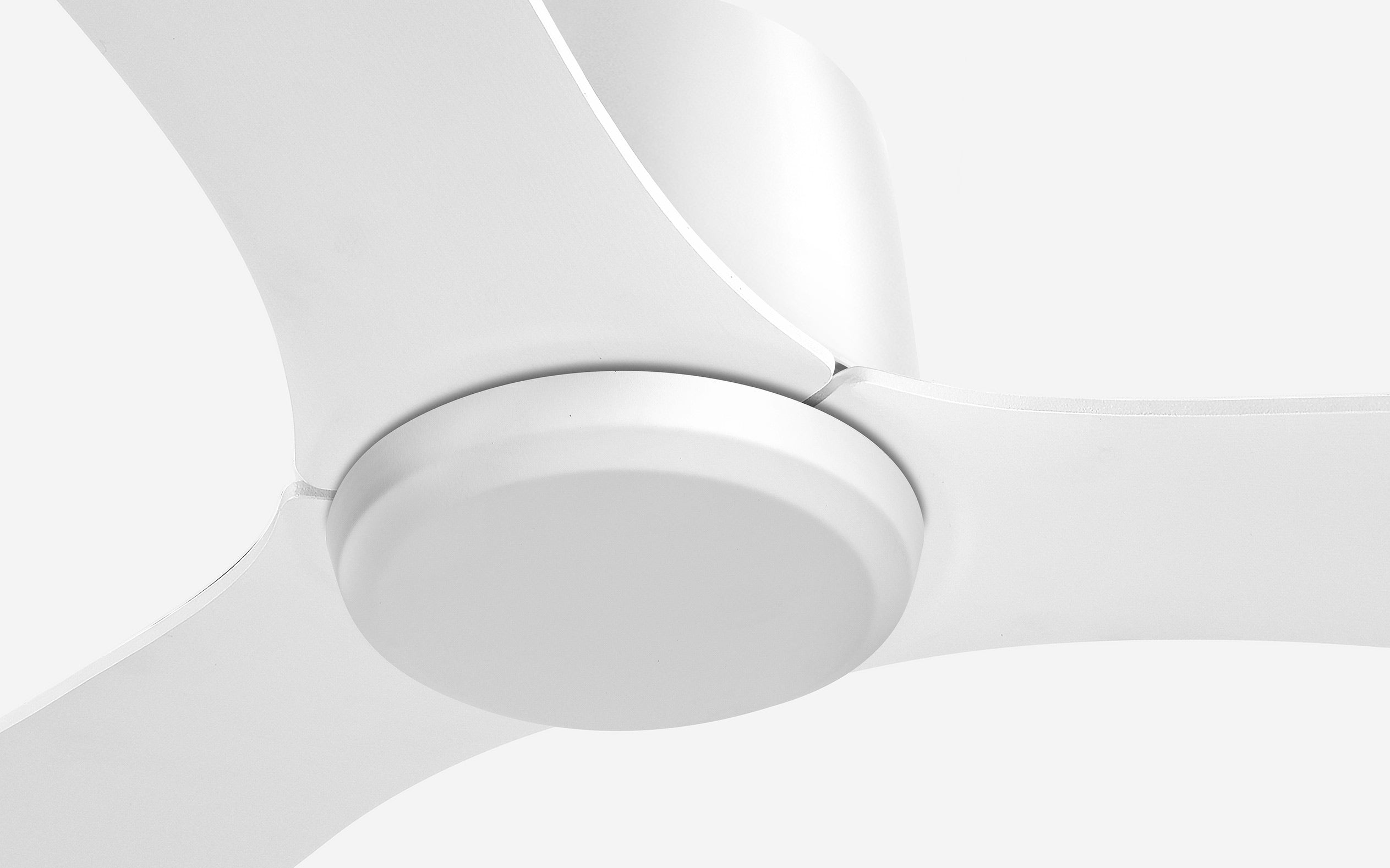Diamond Storm Ceiling Fan - #Body Color_White|Blade Color_White|Blade Size_56"