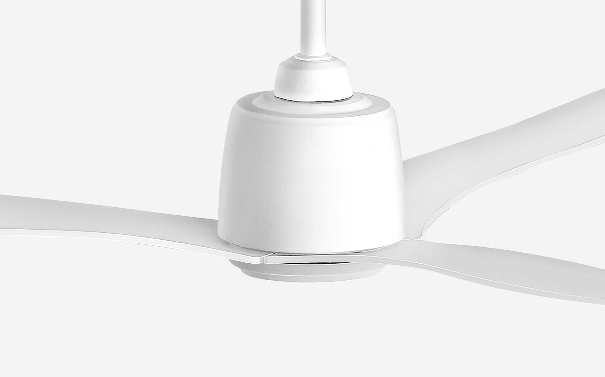 Diamond Storm Ceiling Fan - #Body Color_White|Blade Color_White|Blade Size_56"