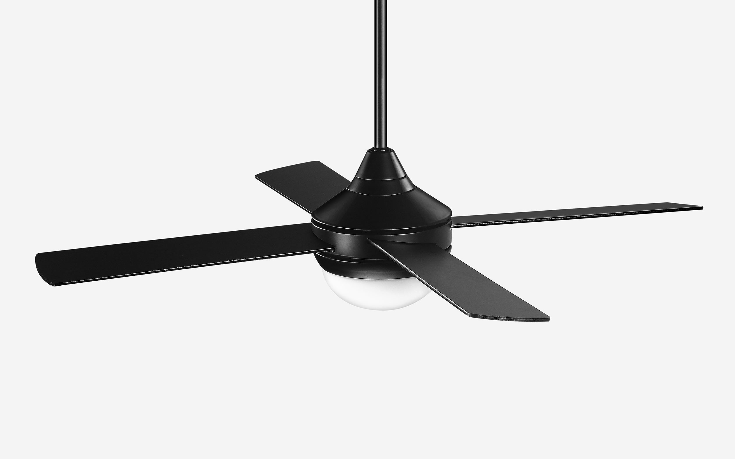 Swing Ceiling Fan - #Body Color_Black|Blade Color_Black|Blade Size_42"