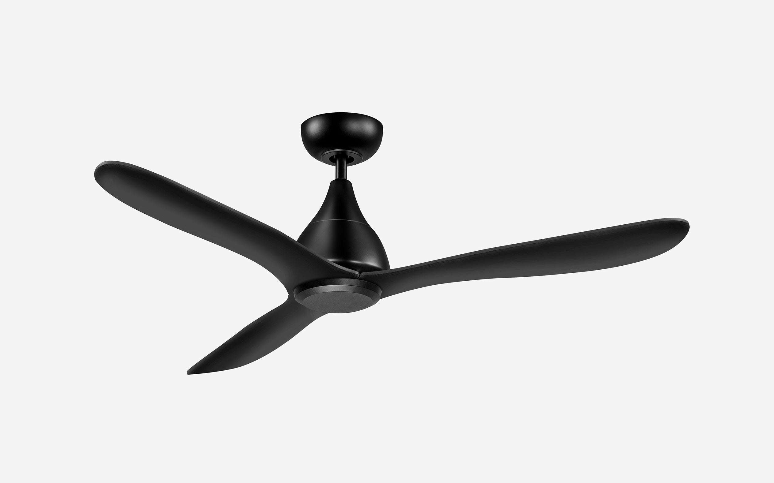 Opal Storm Ceiling Fan - #Body Color_Black|Blade Color_Black|Blade Size_42"