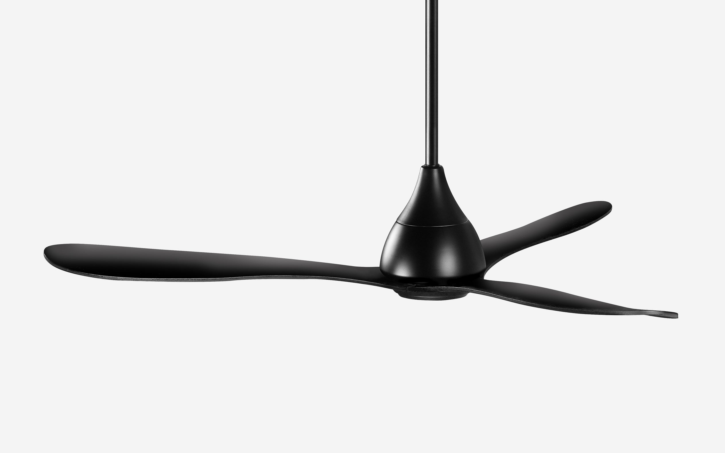 Opal Storm Ceiling Fan - #Body Color_Black|Blade Color_Black|Blade Size_42"