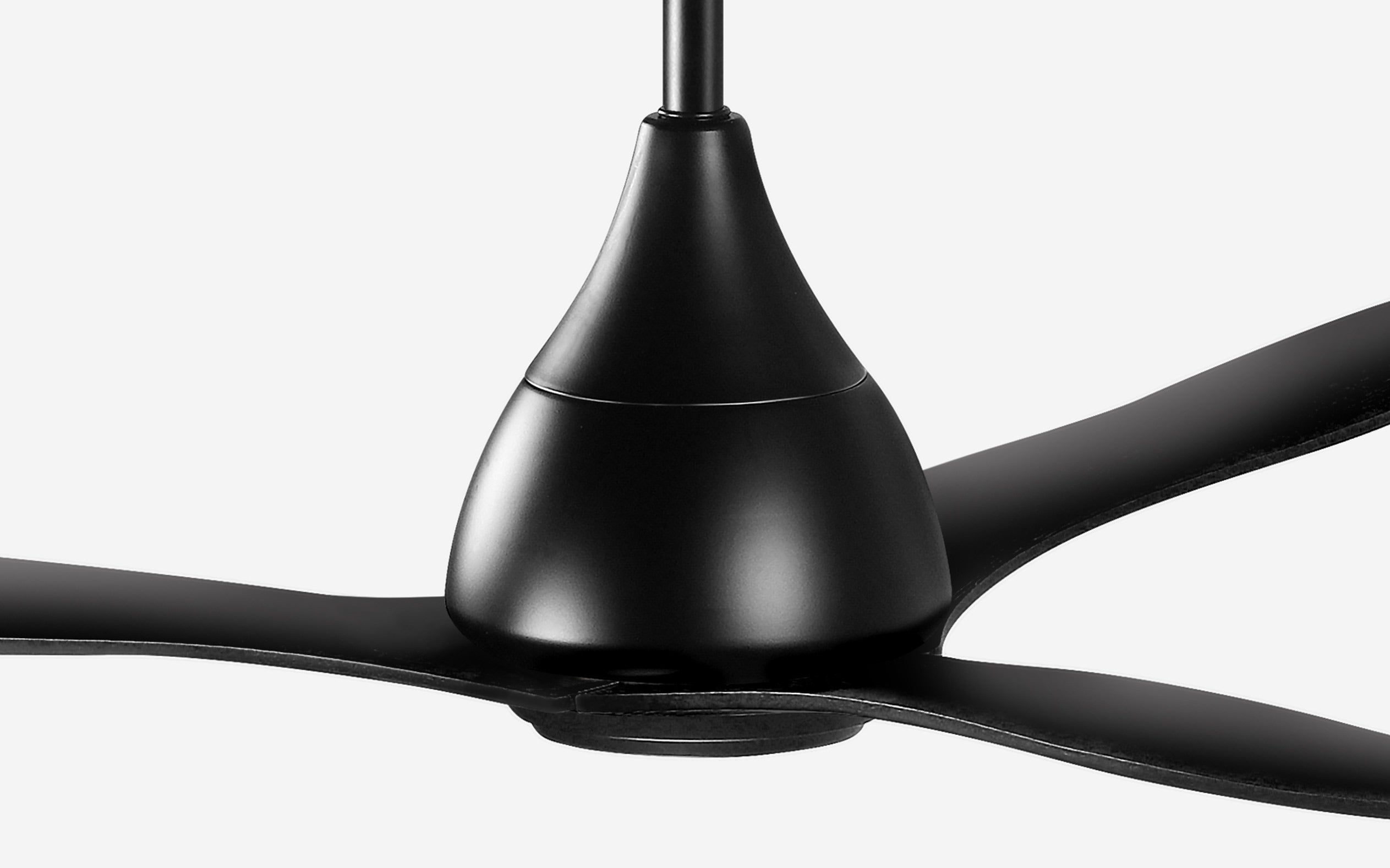 Opal Storm Ceiling Fan - #Body Color_Black|Blade Color_Black|Blade Size_42"