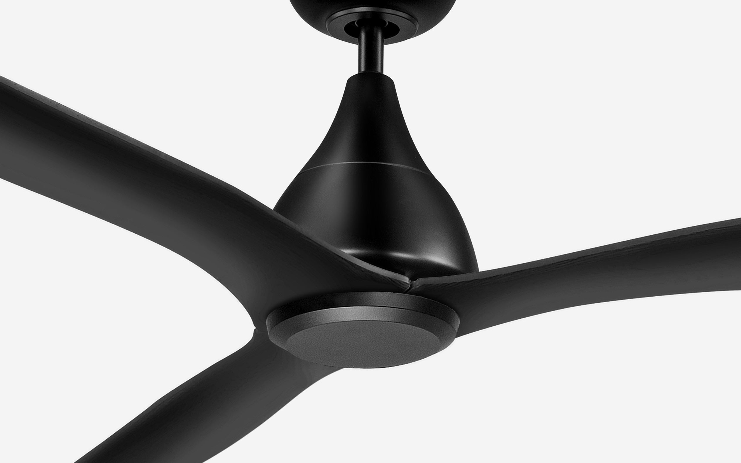 Opal Storm Ceiling Fan - #Body Color_Black|Blade Color_Black|Blade Size_42"