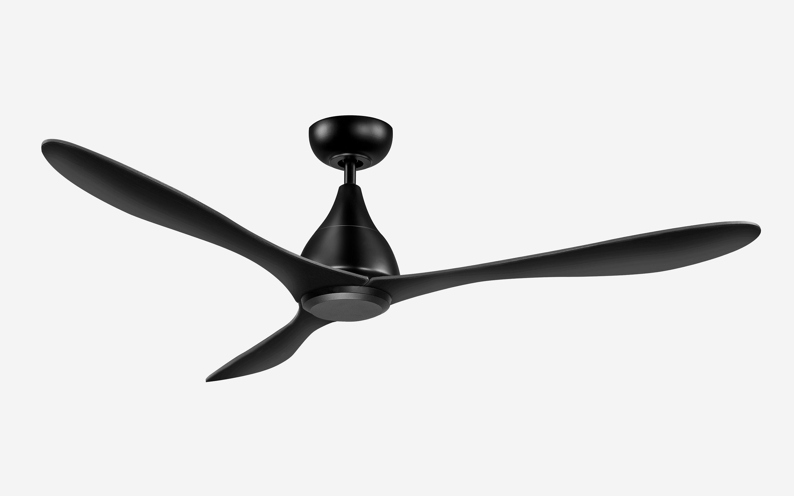 Opal Storm Ceiling Fan - #Body Color_Black|Blade Color_Black|Blade Size_56"