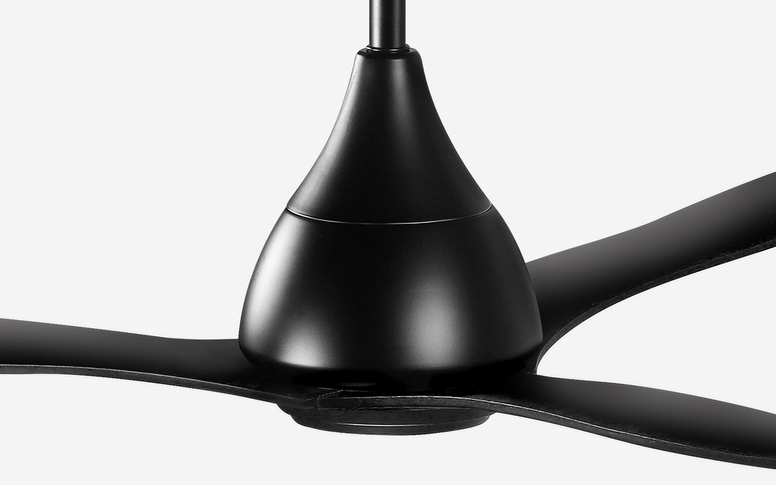 Opal Storm Ceiling Fan - #Body Color_Black|Blade Color_Black|Blade Size_56"