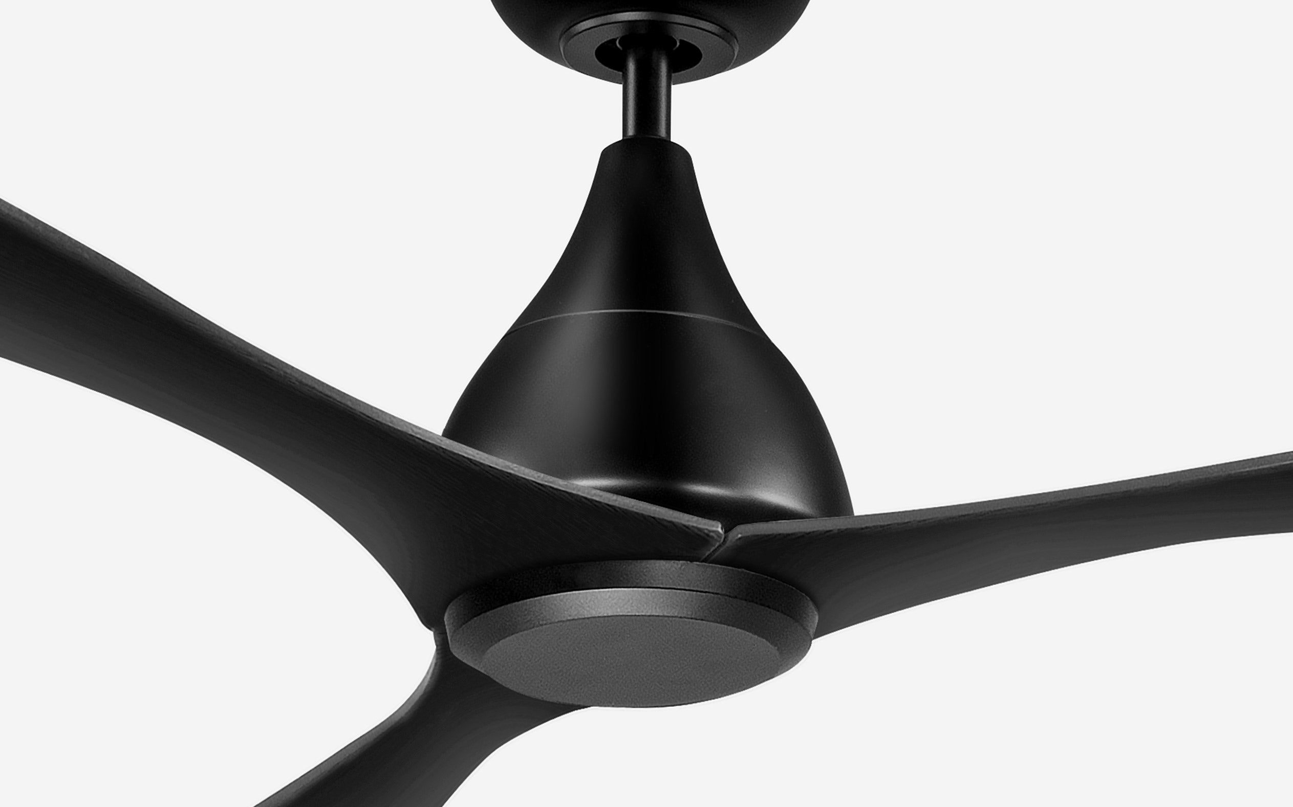 Opal Storm Ceiling Fan - #Body Color_Black|Blade Color_Black|Blade Size_56"