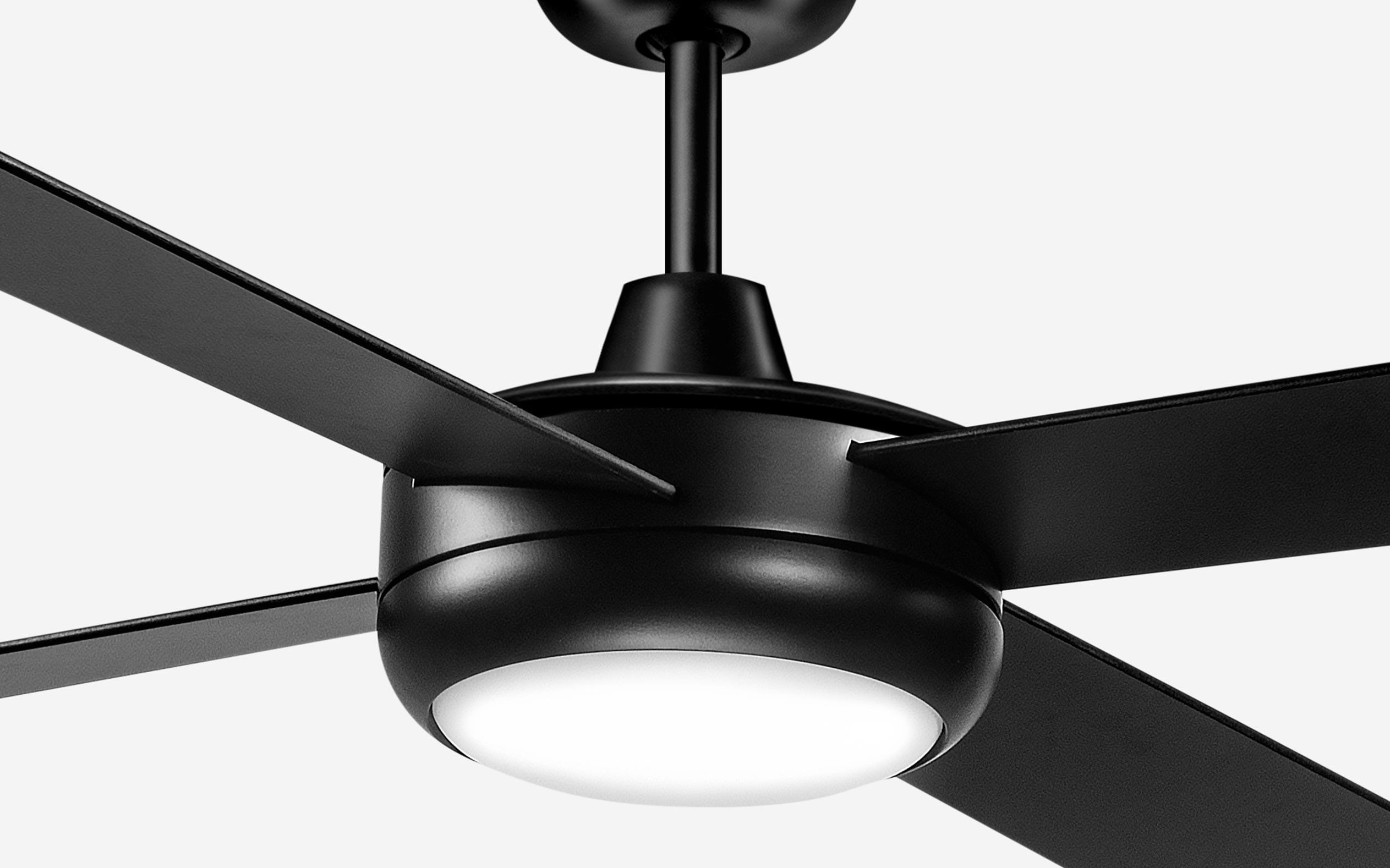 Topaz Ceiling Fan - #Body Color_Black|Blade Color_Black