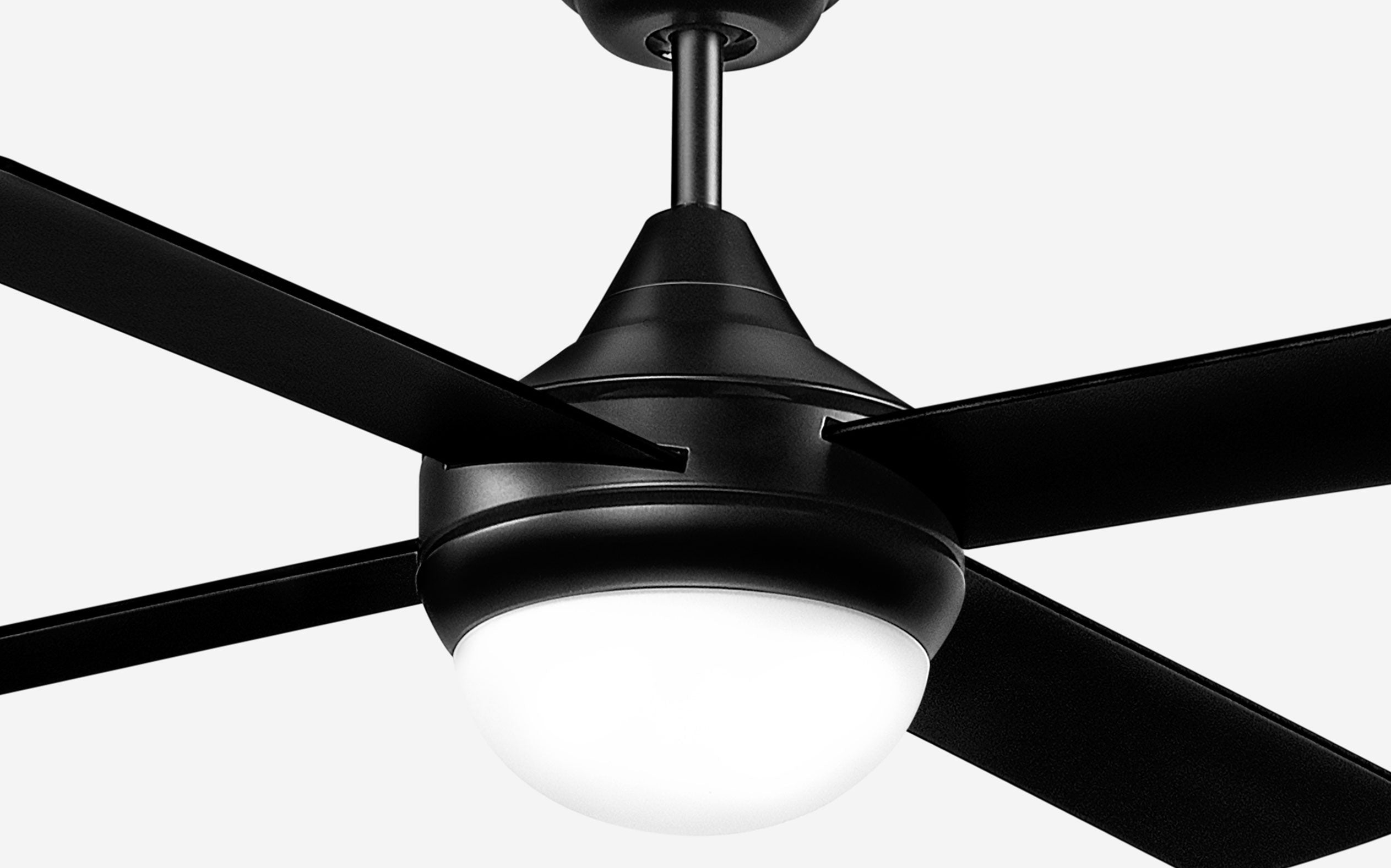 Swing Ceiling Fan - #Body Color_Black|Blade Color_Black|Blade Size_42"