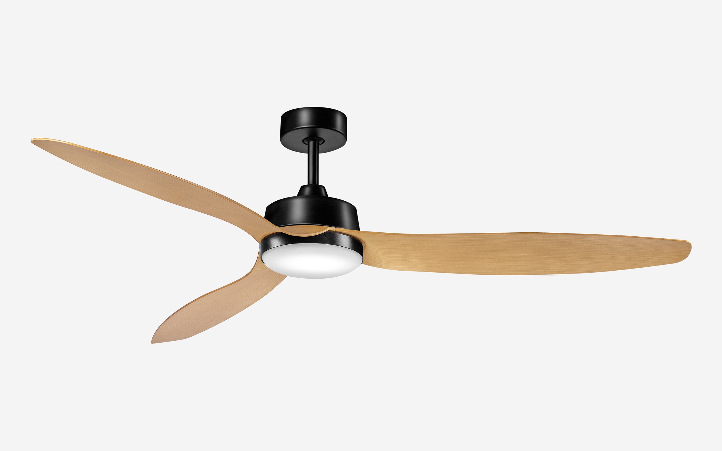 Delta Outdoor Fan - #Body Color_Black|Blade Color_Teak