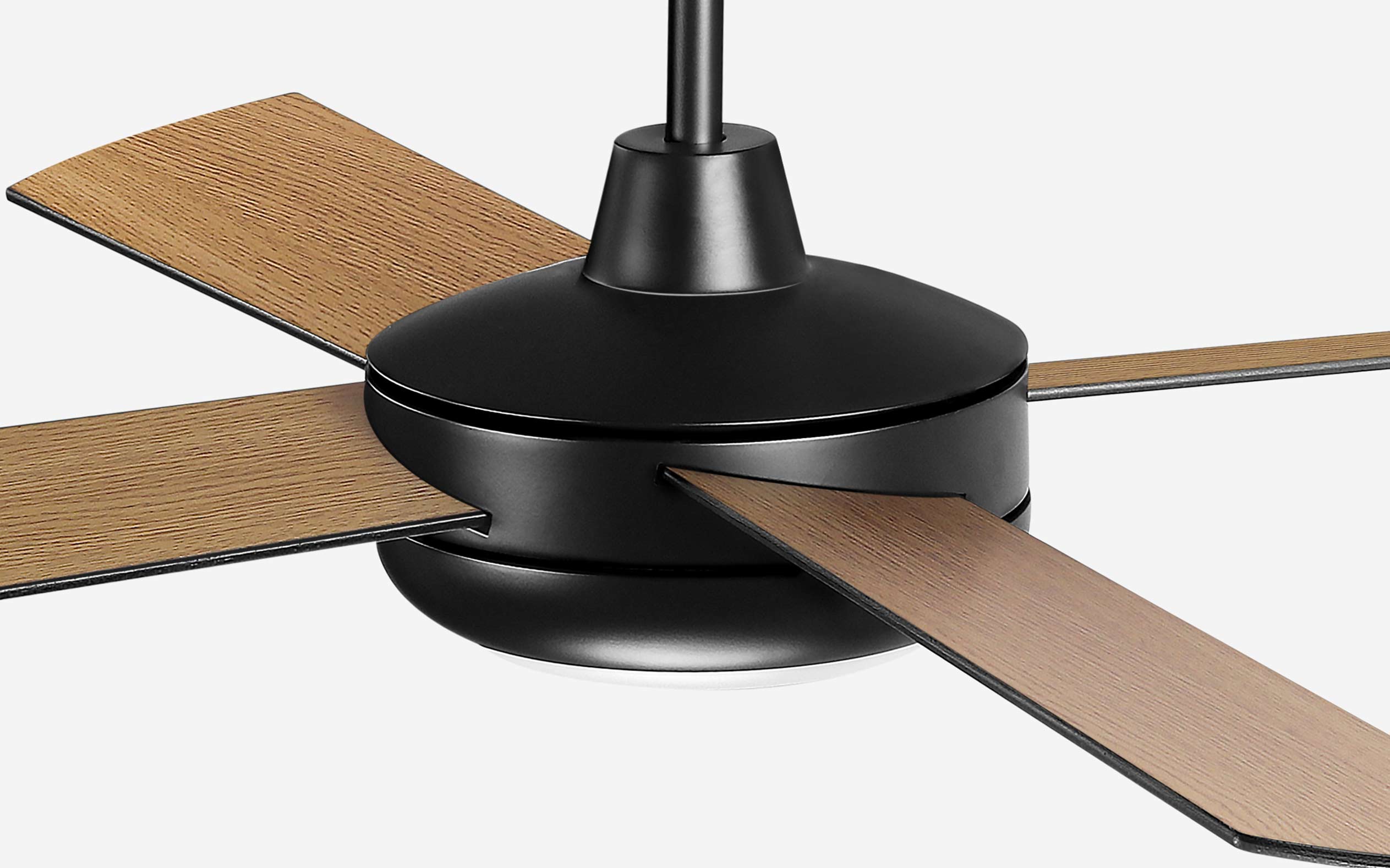 Topaz Ceiling Fan - #Body Color_Black|Blade Color_Teak