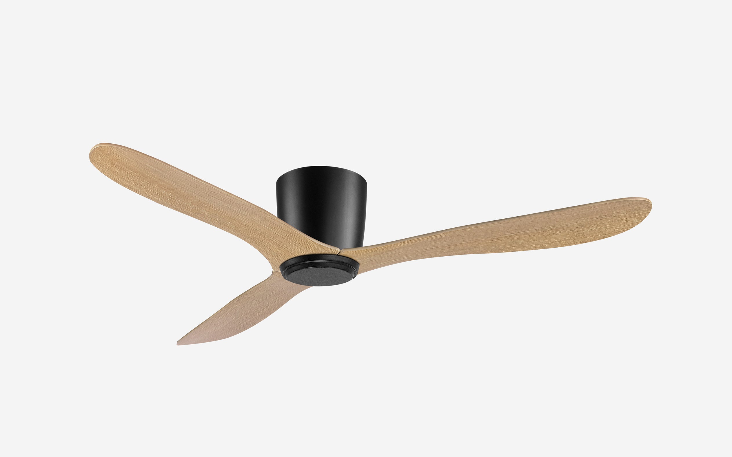 Titanium Storm Ceiling Fan - #Body Color_Black|Blade Color_Teak|Blade Size_42"