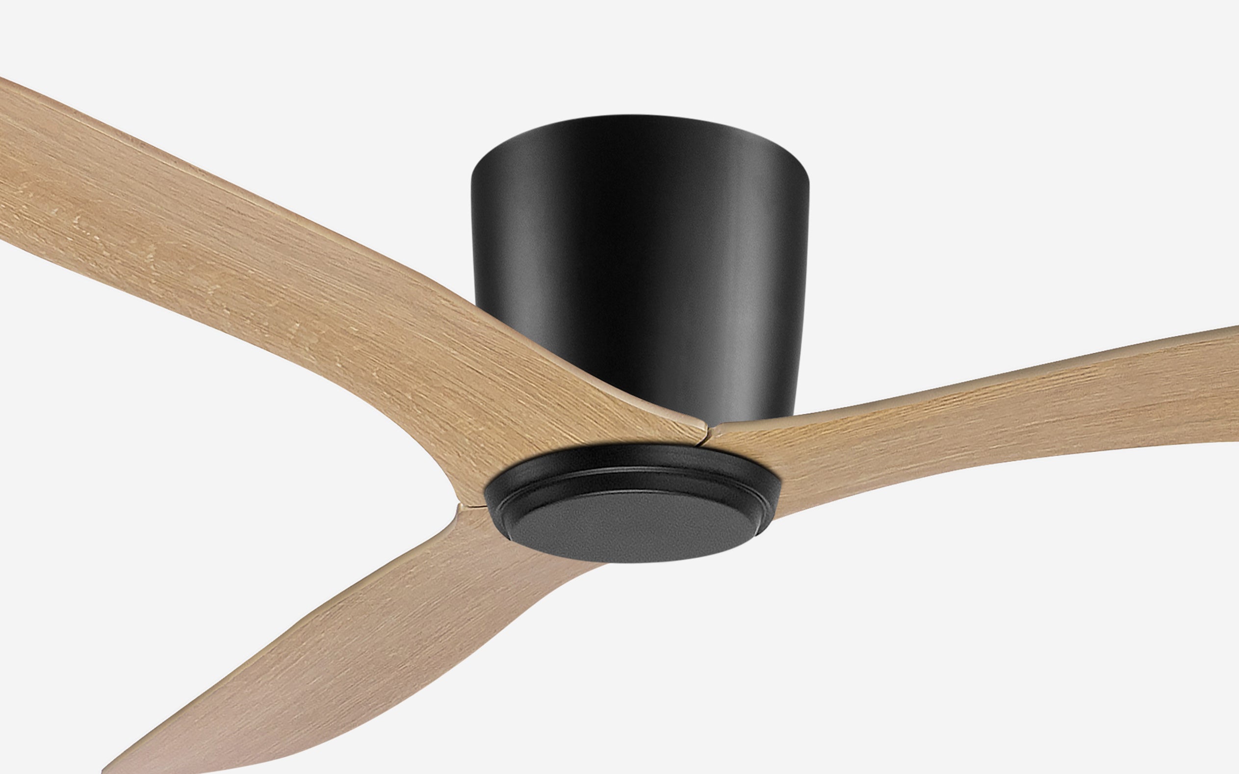 Titanium Storm Ceiling Fan - #Body Color_Black|Blade Color_Teak|Blade Size_42"