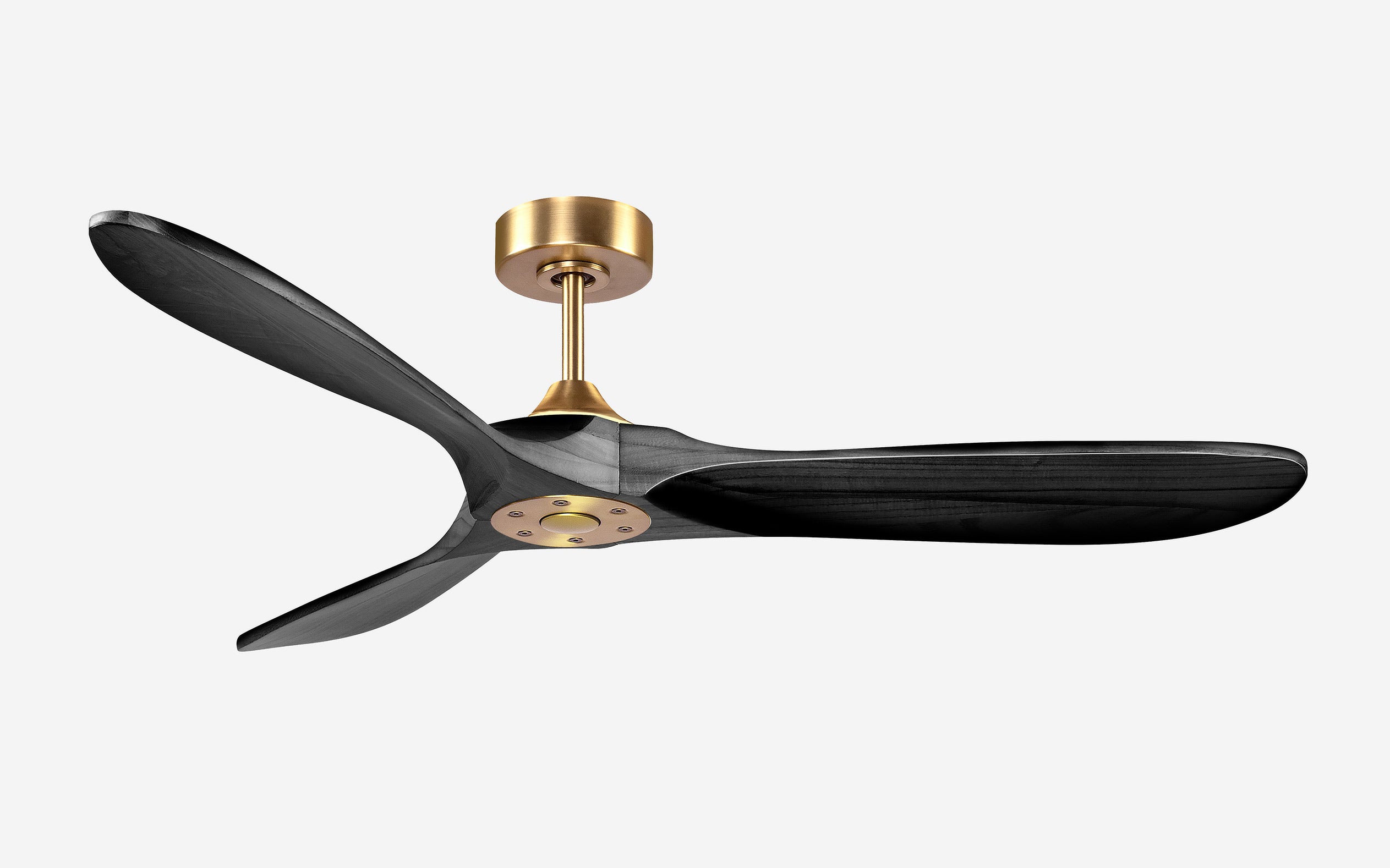 Nexus Ceiling Fan - #Body Color_Gold|Blade Color_Black|Blade Size_54"