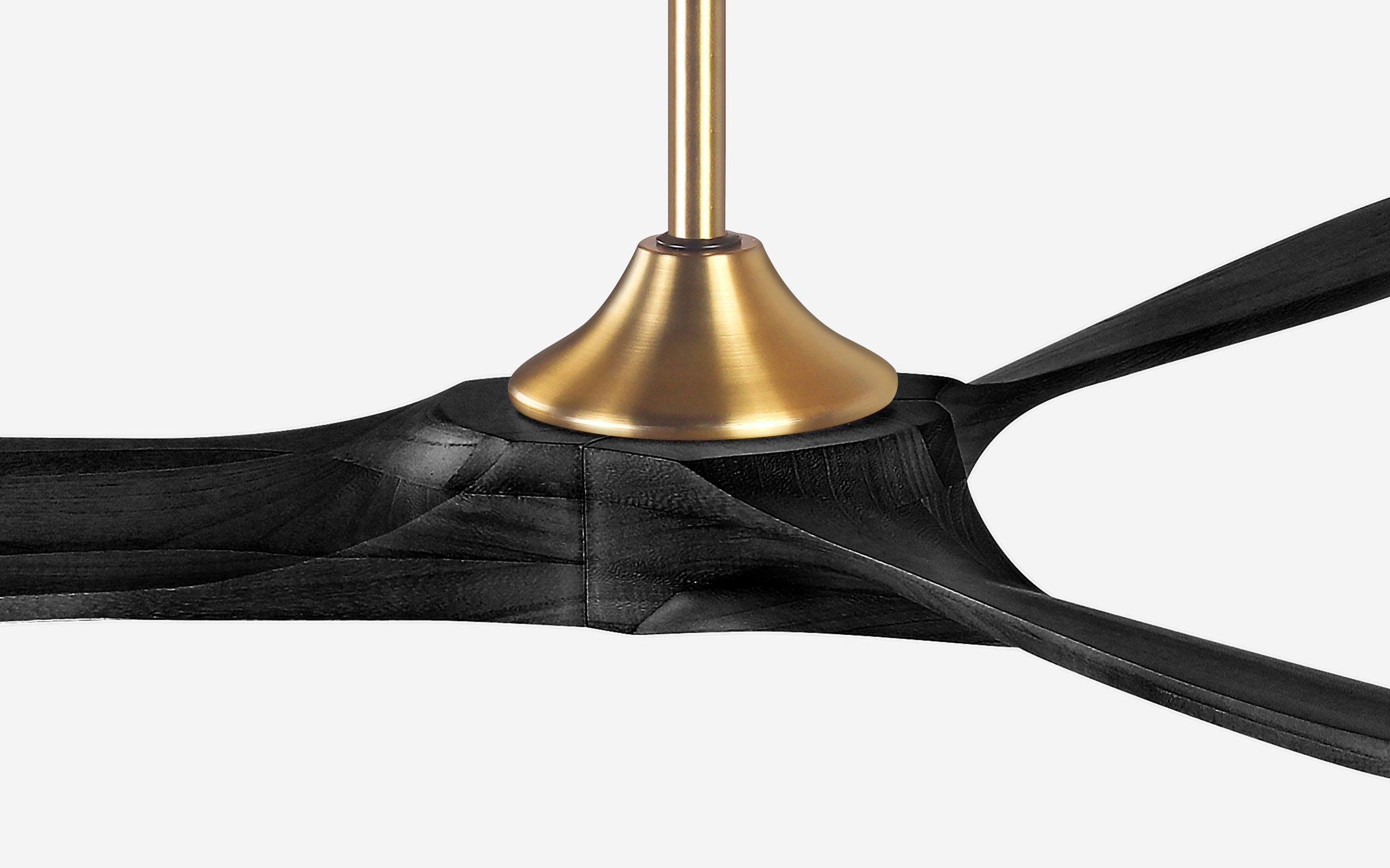Nexus Ceiling Fan - #Body Color_Gold|Blade Color_Black|Blade Size_54"