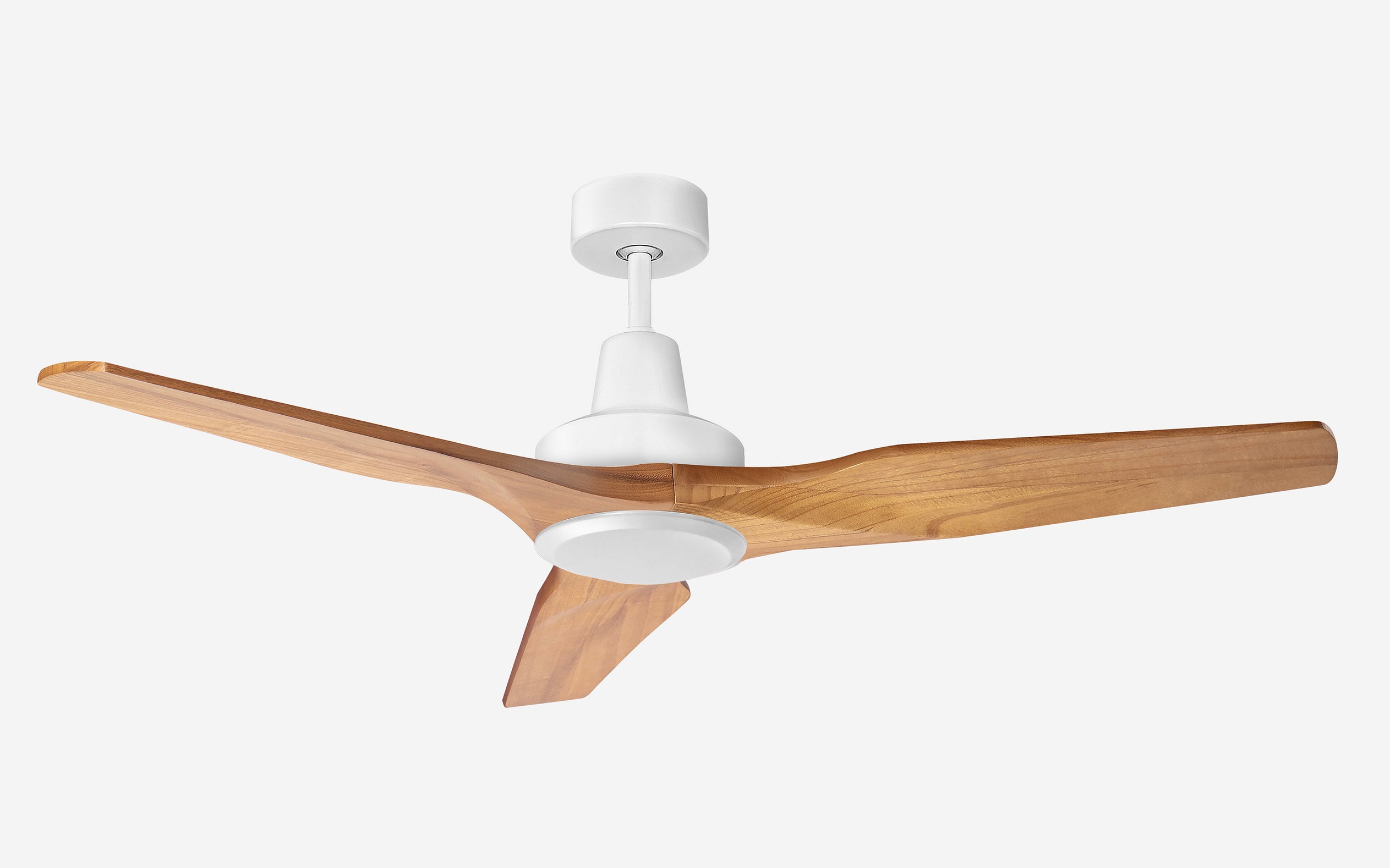 Granite Ceiling Fan - #Body Color_White|Blade Color_Teak