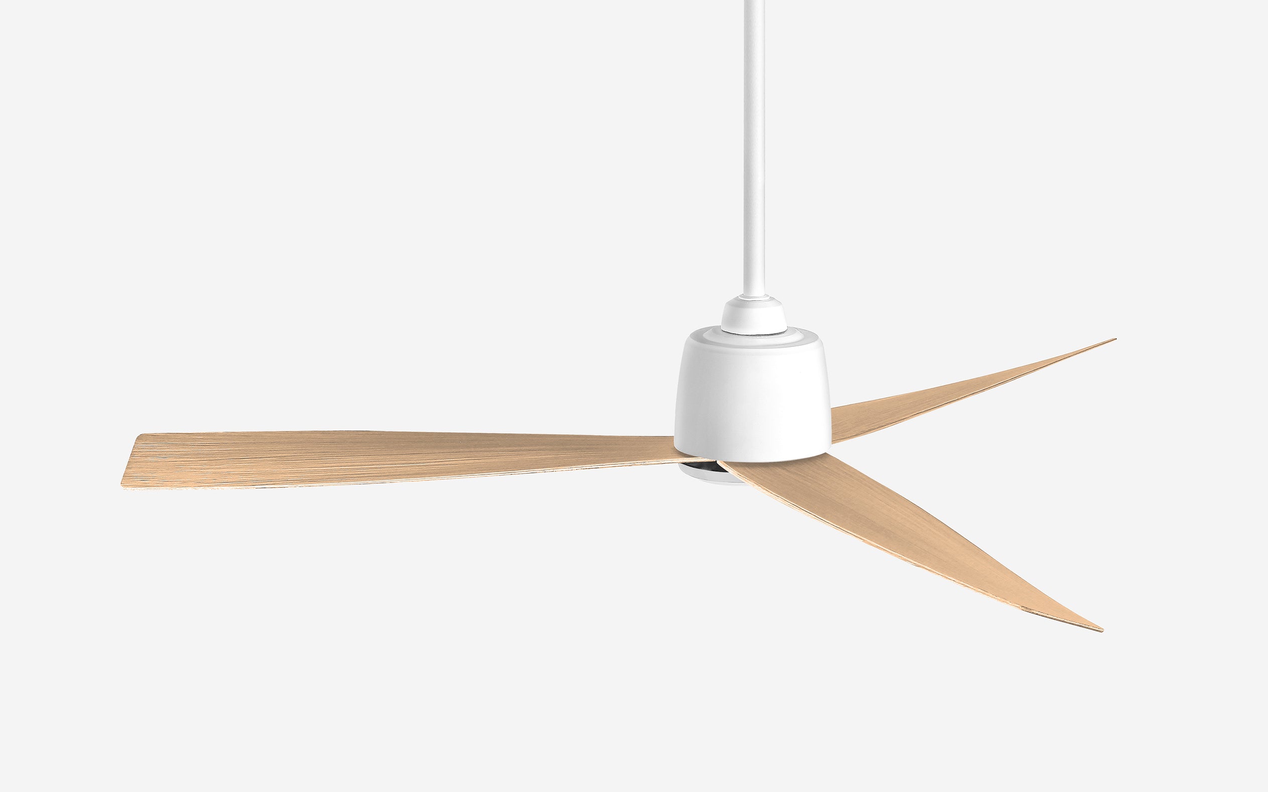 Diamond Wind Outdoor Fan - #Body Color_White|Blade Color_Teak