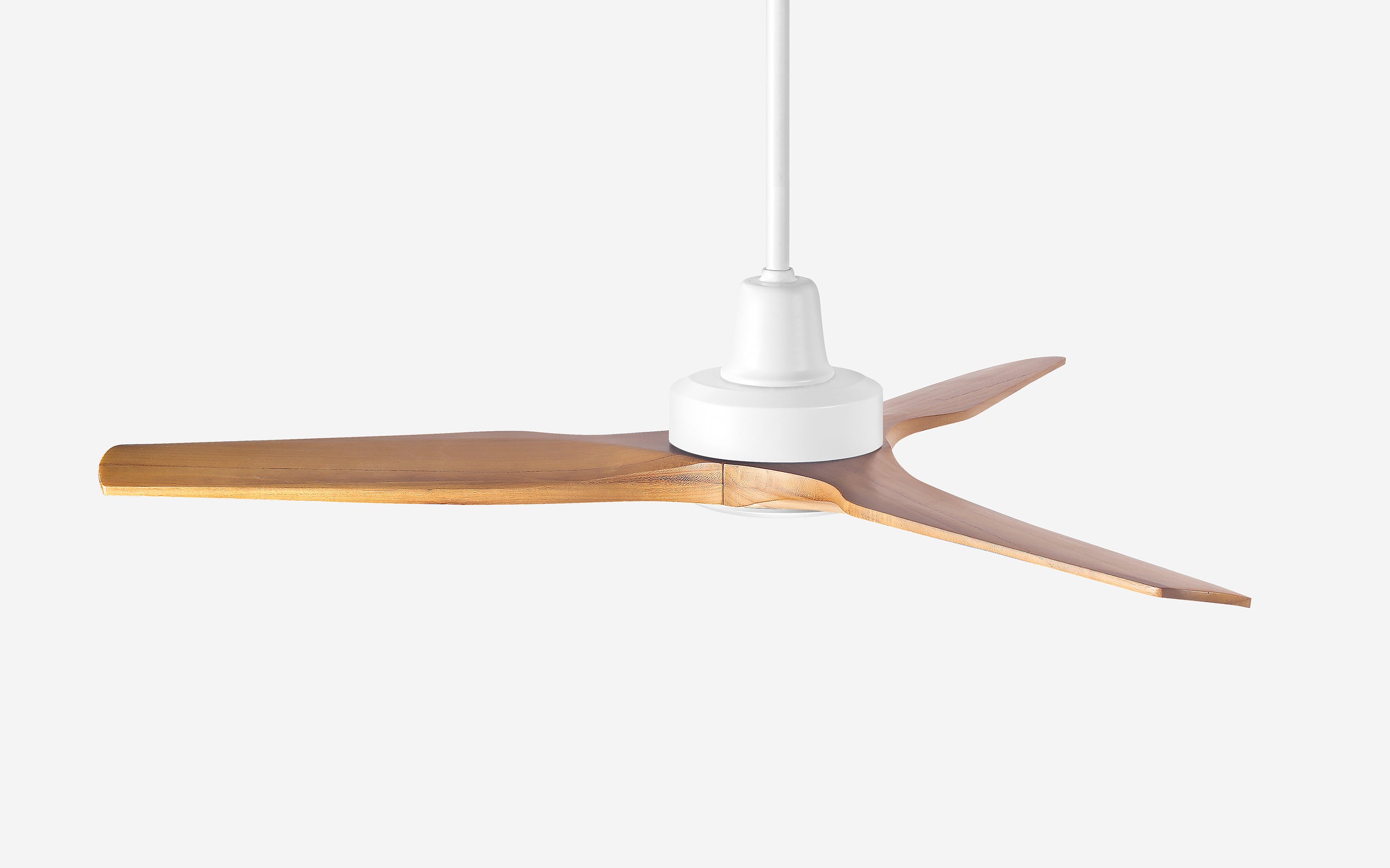 Granite Ceiling Fan - #Body Color_White|Blade Color_Teak