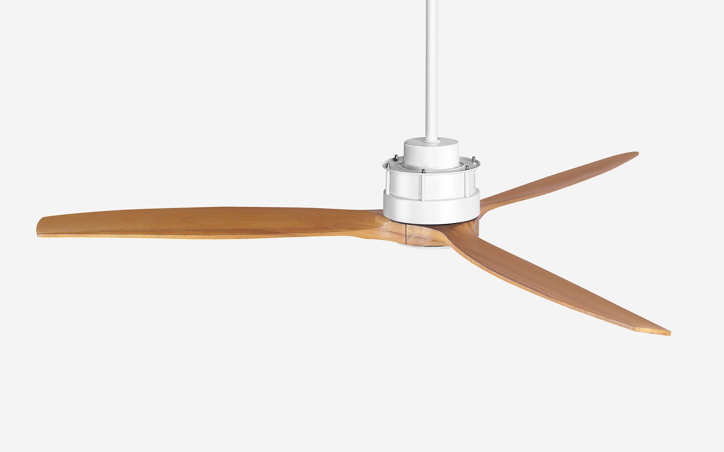 Onyx Ceiling Fan - #Body Color_White|Blade Color_Teak