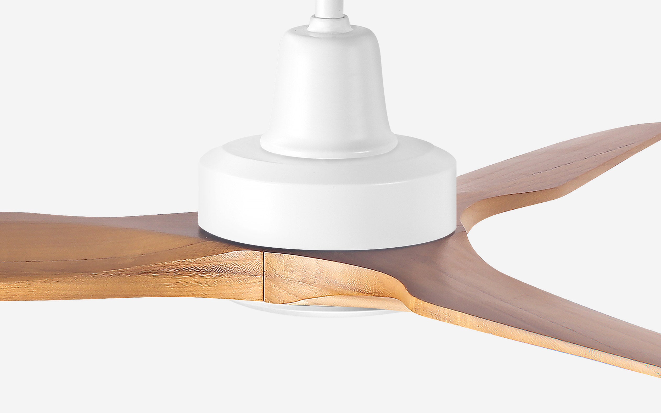 Granite Ceiling Fan - #Body Color_White|Blade Color_Teak