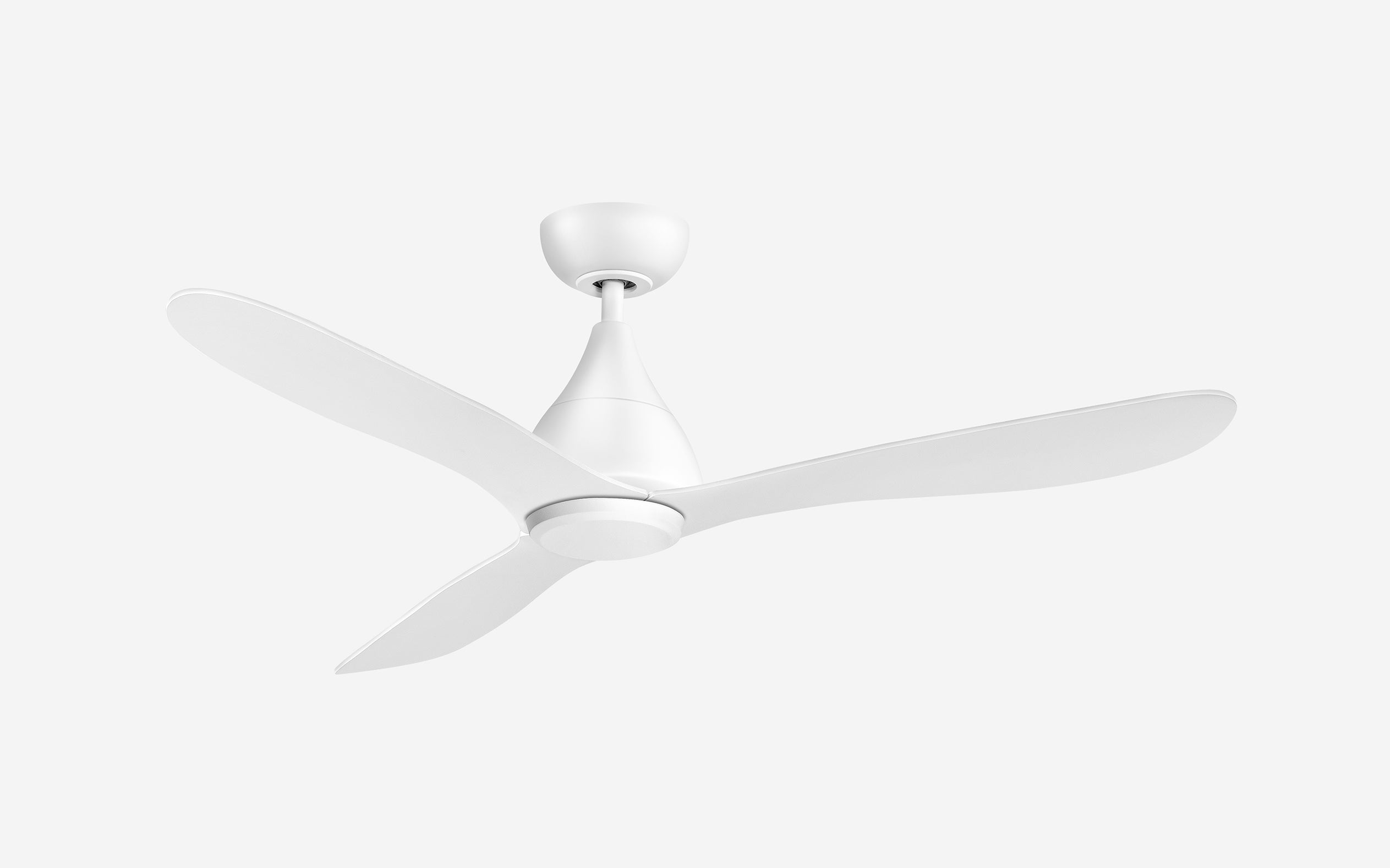 Opal Storm Ceiling Fan - #Body Color_White|Blade Color_White|Blade Size_48"