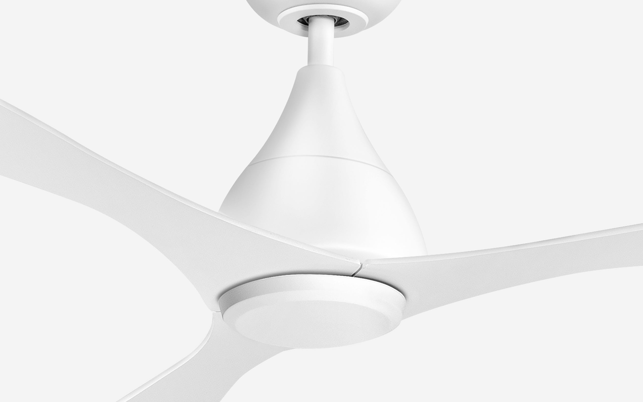 Opal Storm Ceiling Fan - #Body Color_White|Blade Color_White|Blade Size_56"