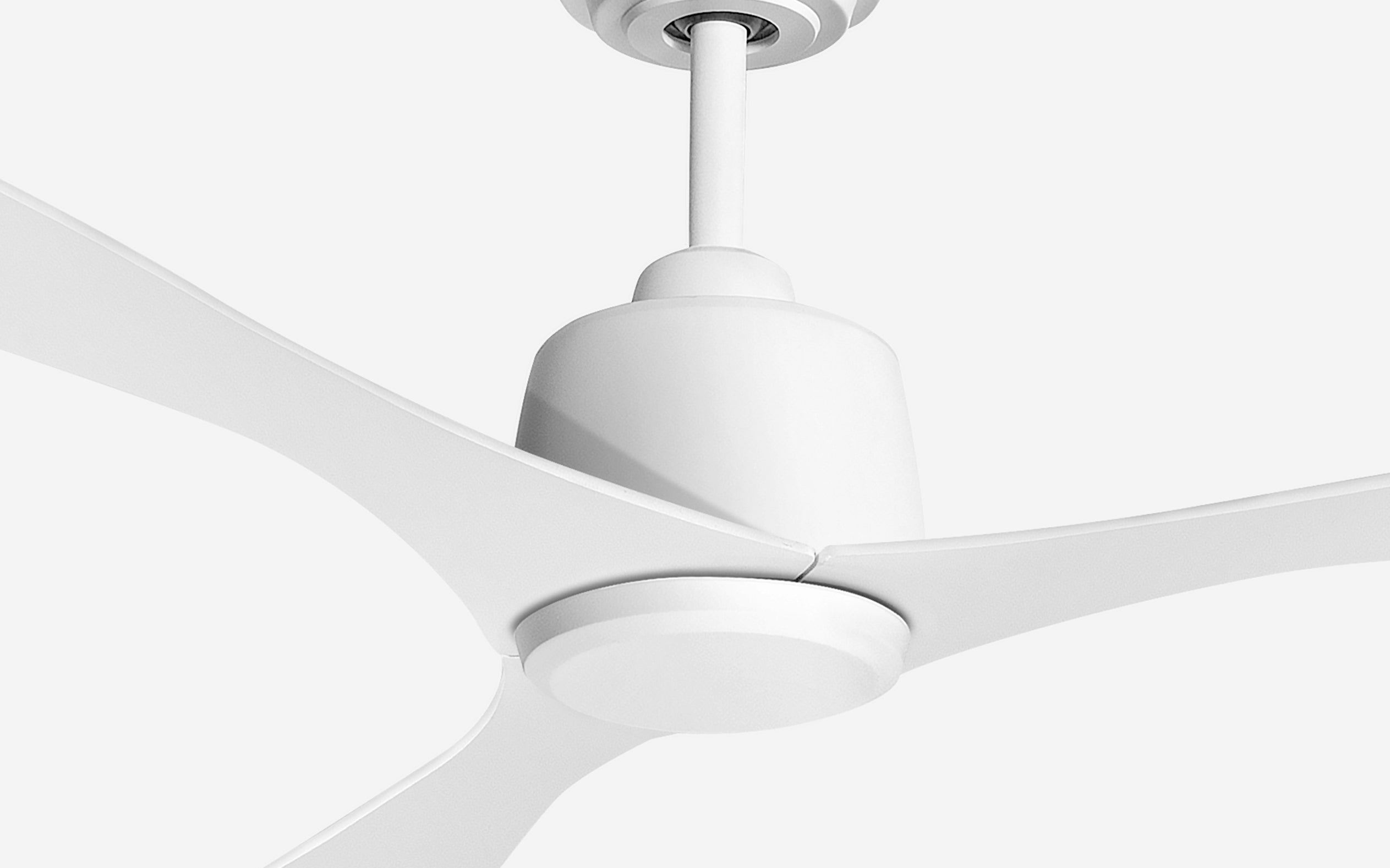 Diamond Storm Ceiling Fan - #Body Color_White|Blade Color_White|Blade Size_56"