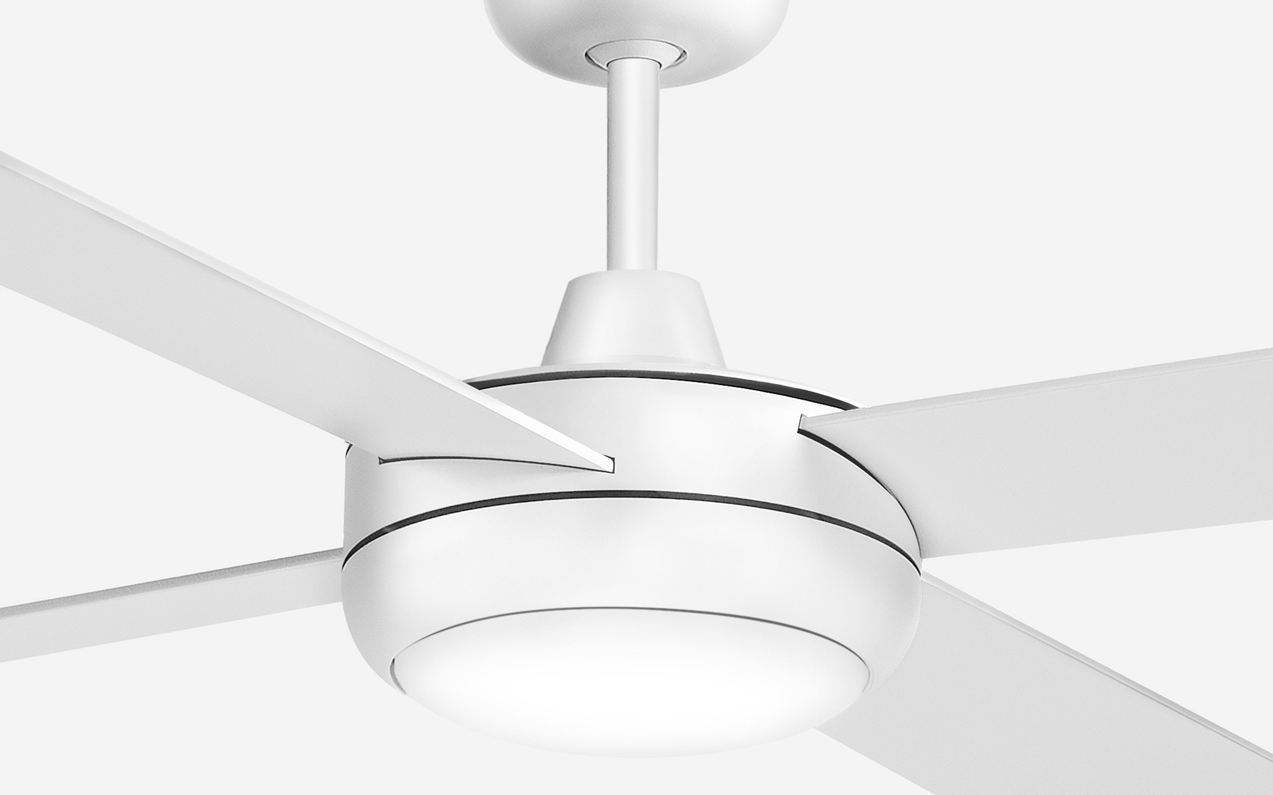 Topaz Ceiling Fan - #Body Color_White|Blade Color_White