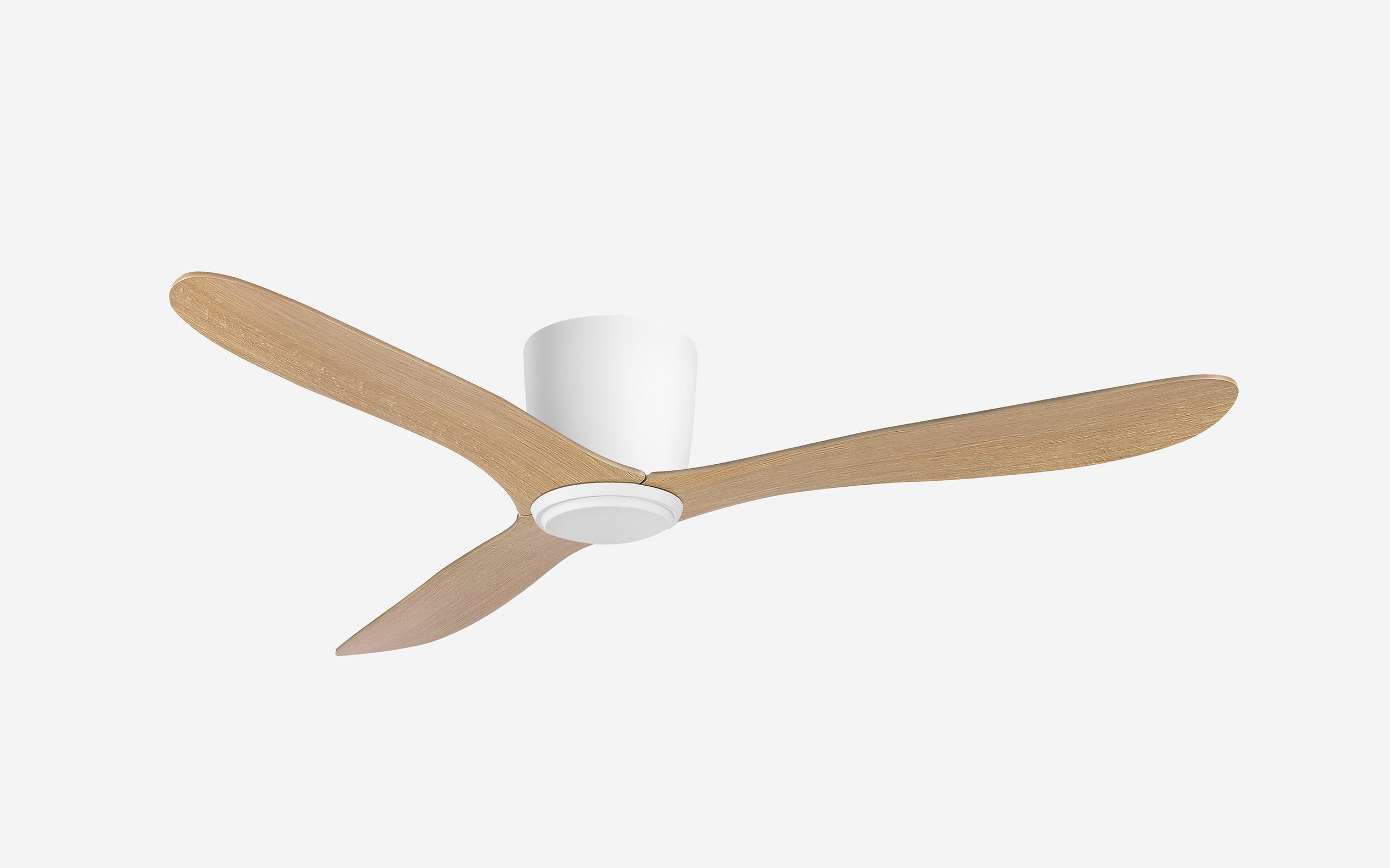 Titanium Storm Ceiling Fan - #Body Color_White|Blade Color_Teak|Blade Size_42"