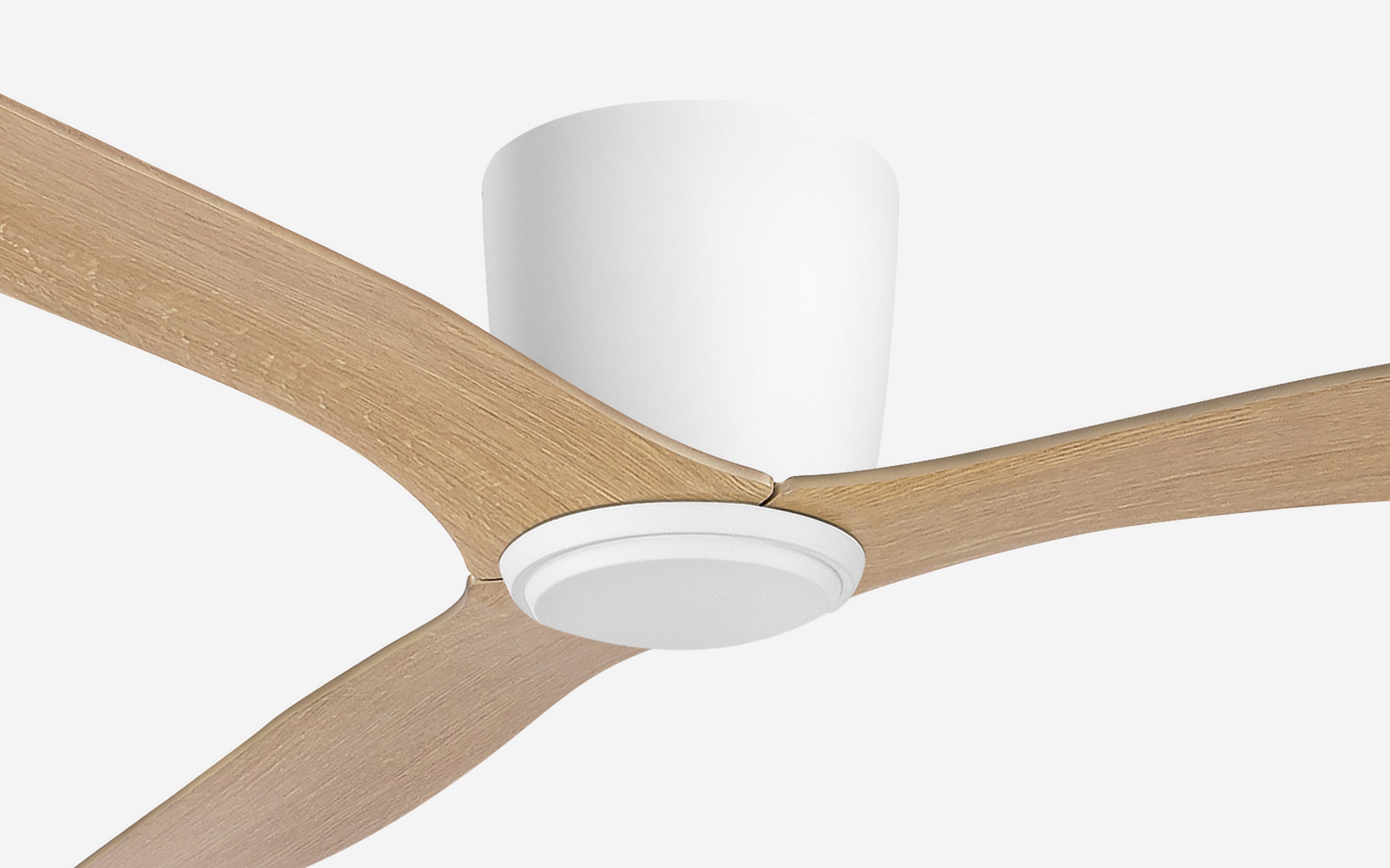 Titanium Storm Ceiling Fan - #Body Color_White|Blade Color_Teak|Blade Size_42"