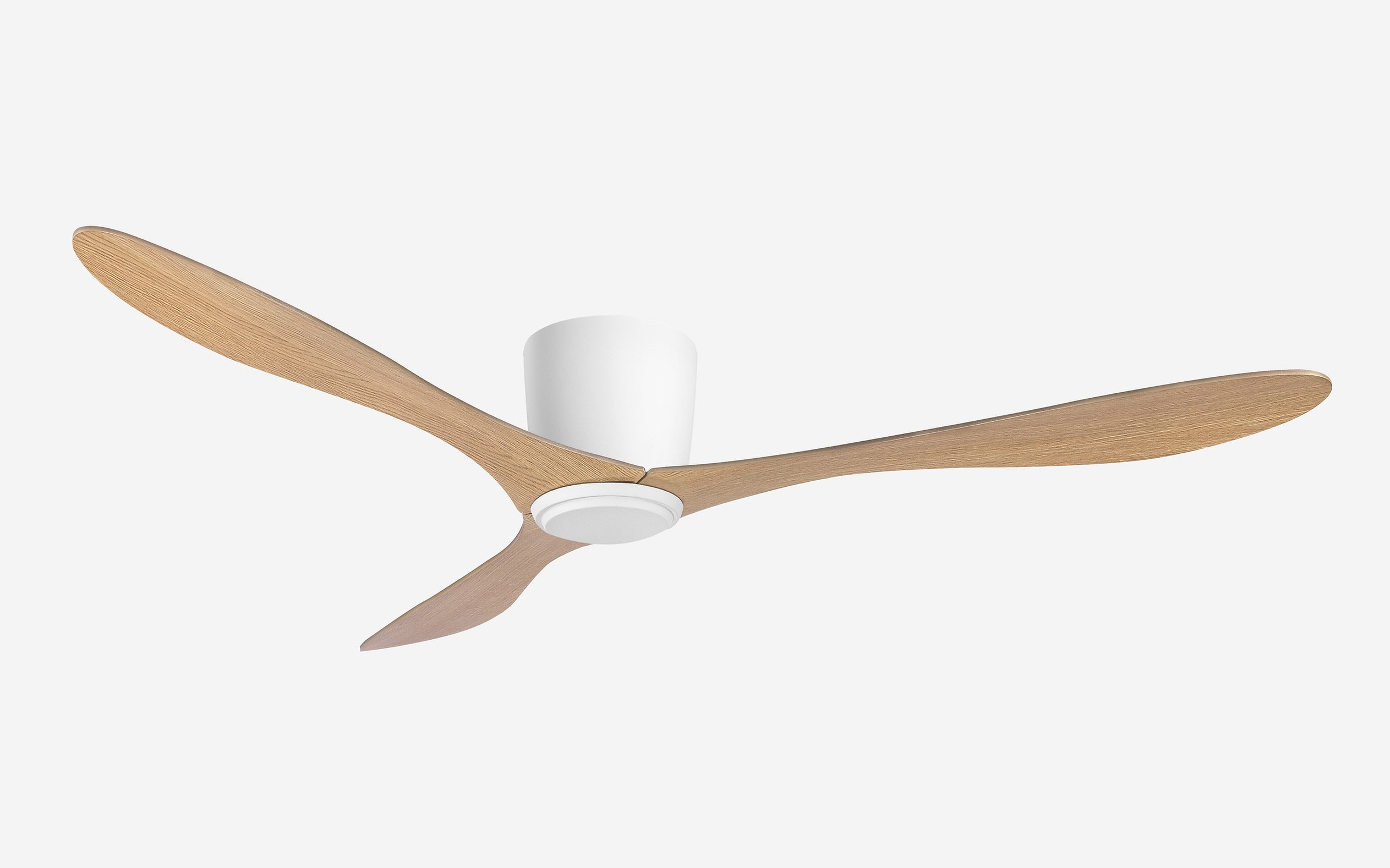 Titanium Storm Ceiling Fan - #Body Color_White|Blade Color_Teak|Blade Size_56"