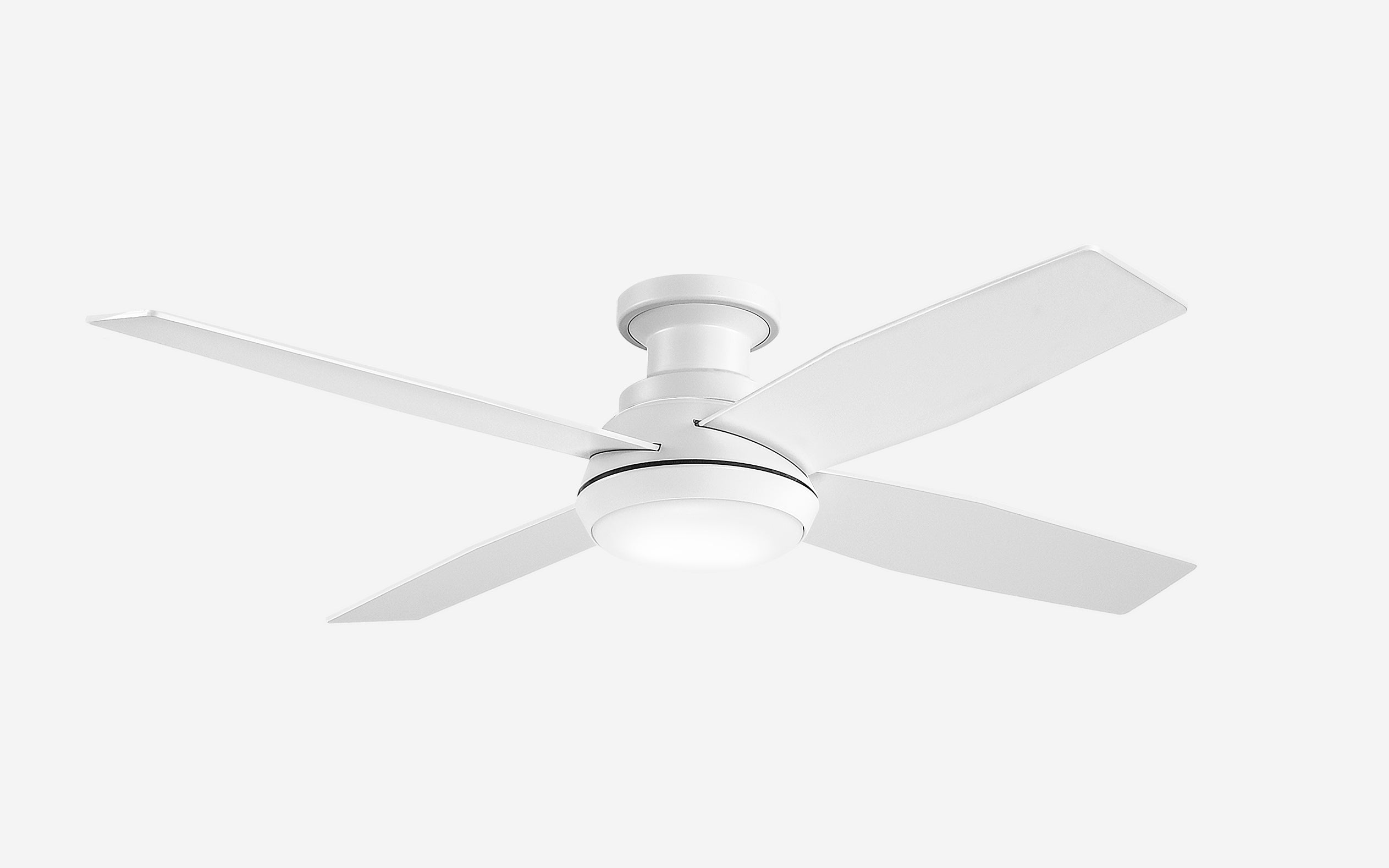 Boulder Ceiling Fan - #Body Color_White|Blade Color_White